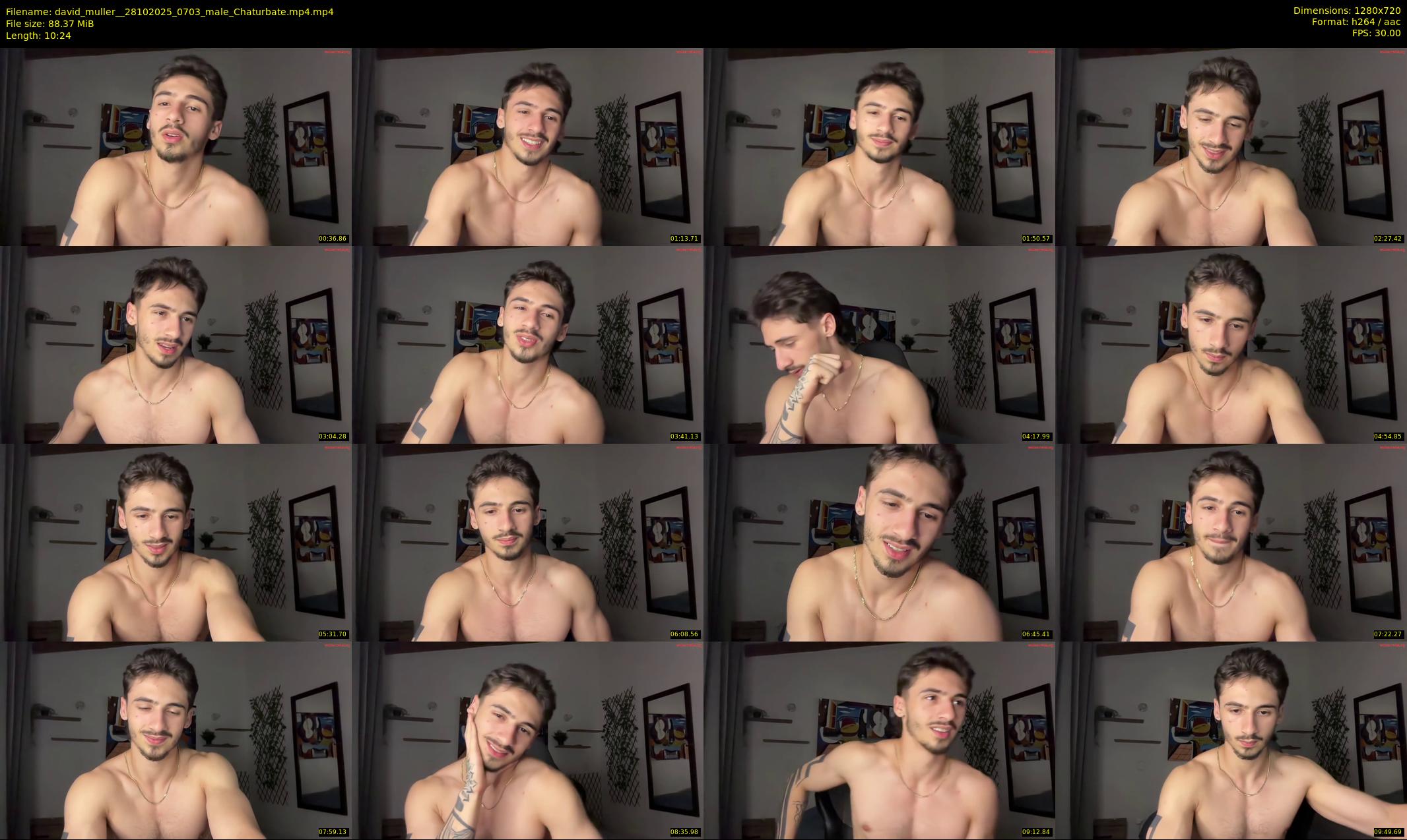 david_muller_ — 11 minute Chaturbate male cam show recording, 720p, Oct 28, 2025