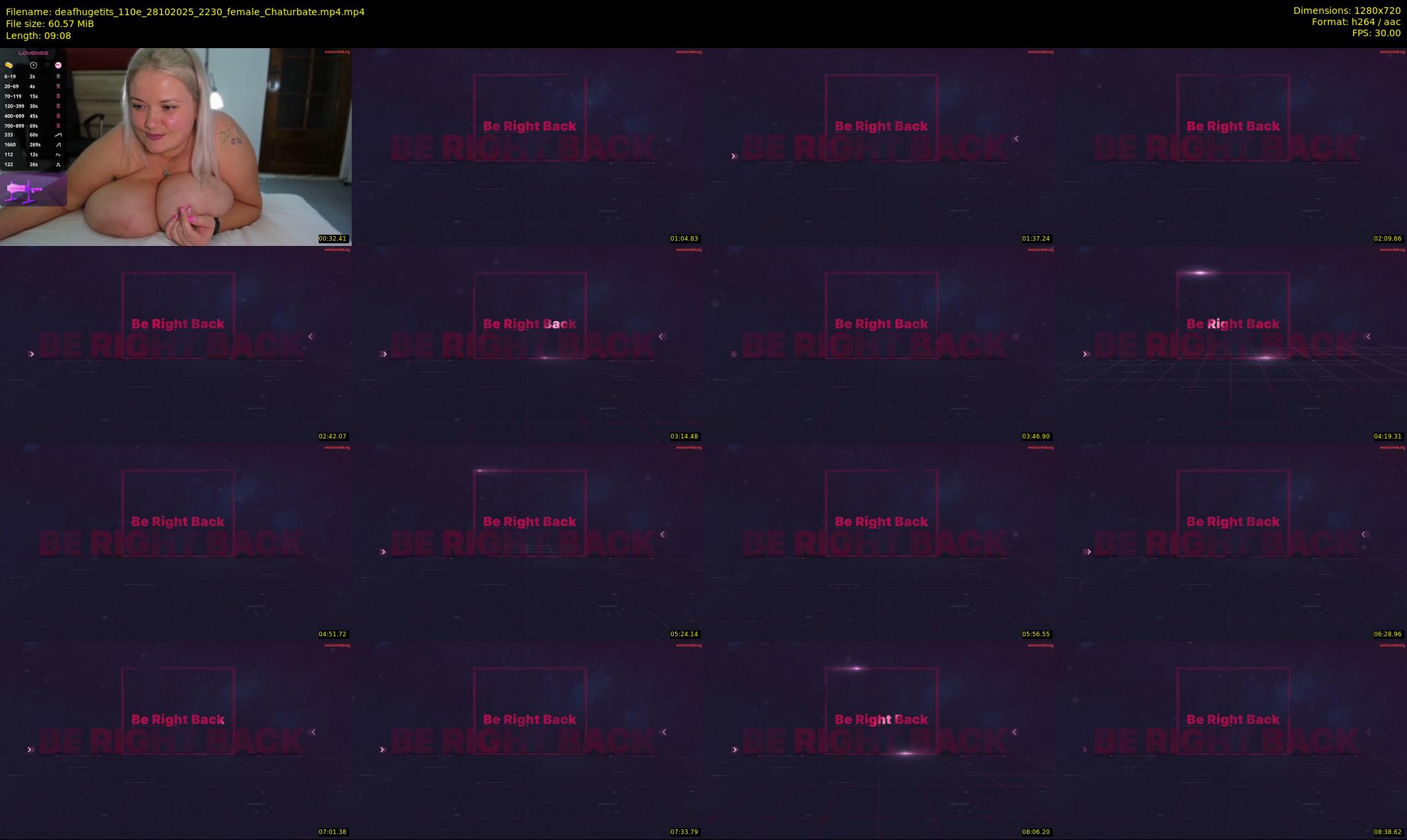 deafhugetits_110e — 10 minute Chaturbate female cam show recording, 720p, Oct 28, 2025