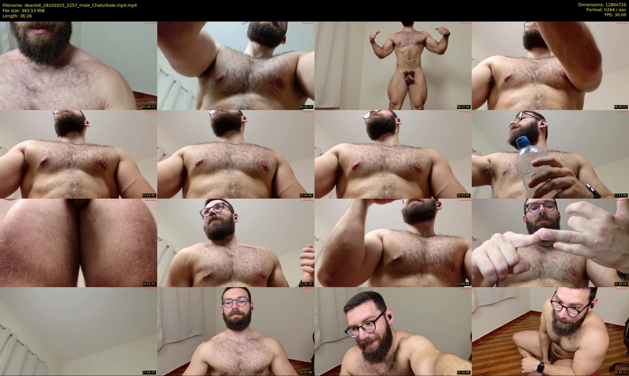 deanlek — 37 minute Chaturbate male cam show recording, 720p, Oct 28, 2025