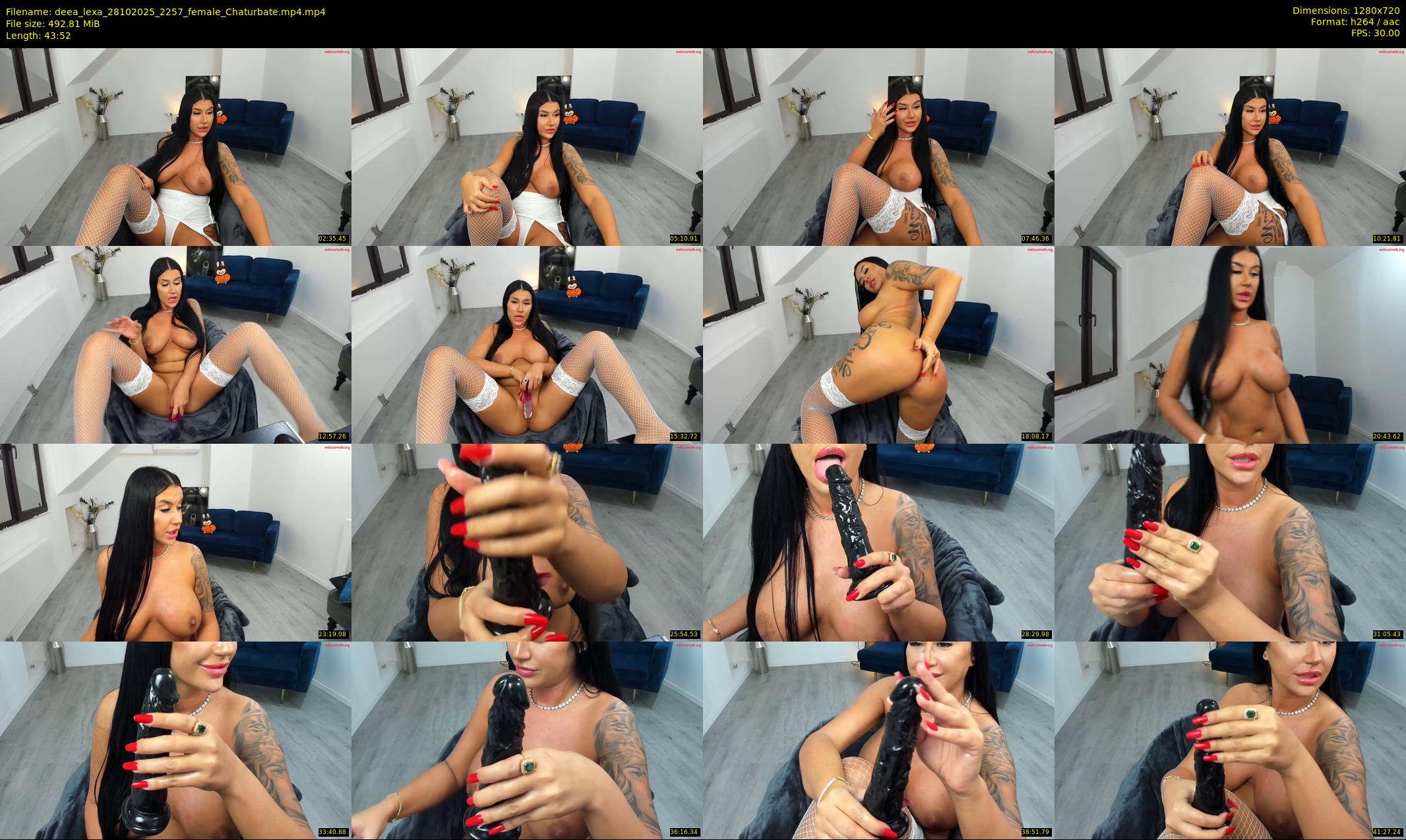 deea_lexa — 44 minute Chaturbate female cam show recording, 720p, Oct 28, 2025