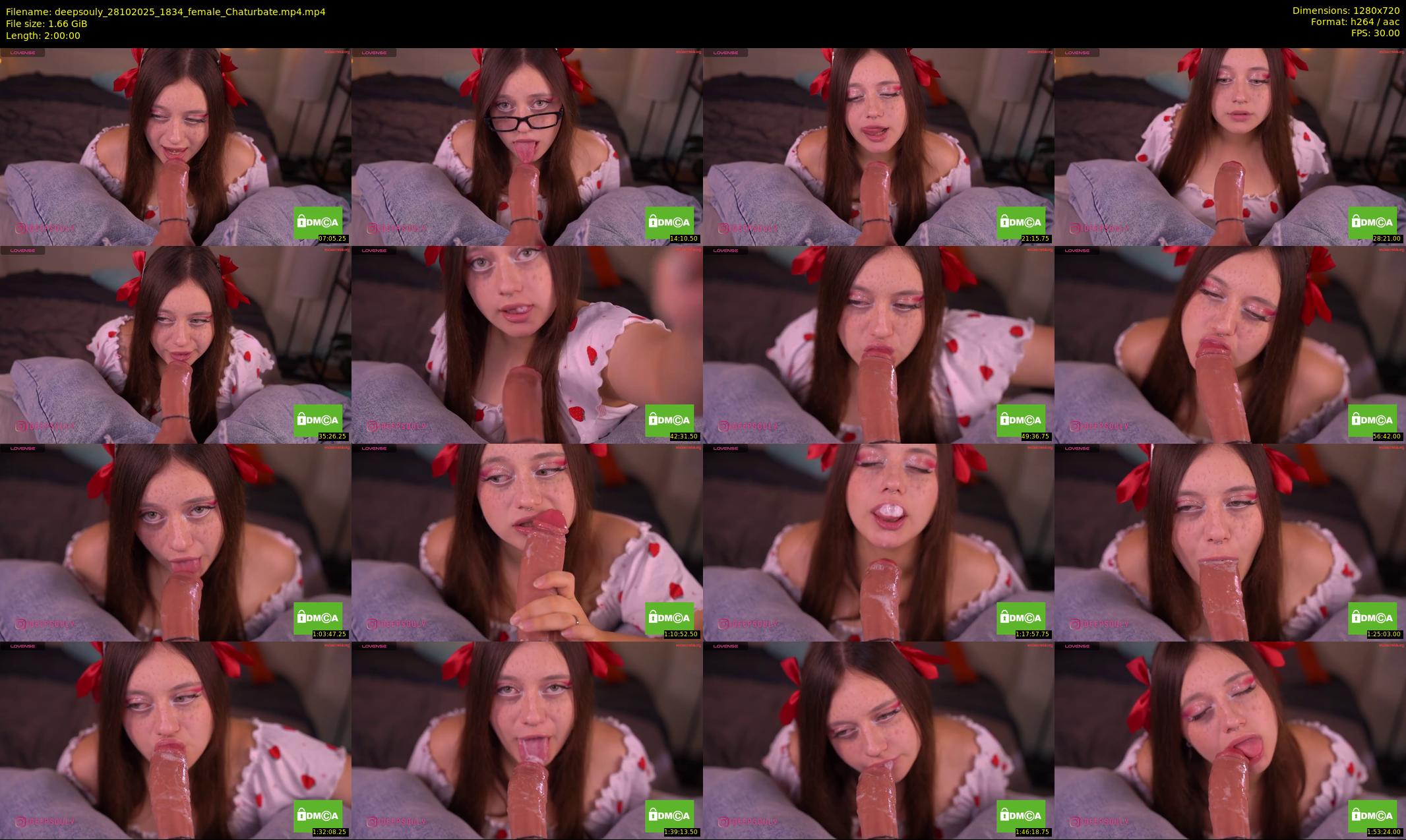 deepsouly — 120 minute Chaturbate female cam show recording, 720p, Oct 28, 2025