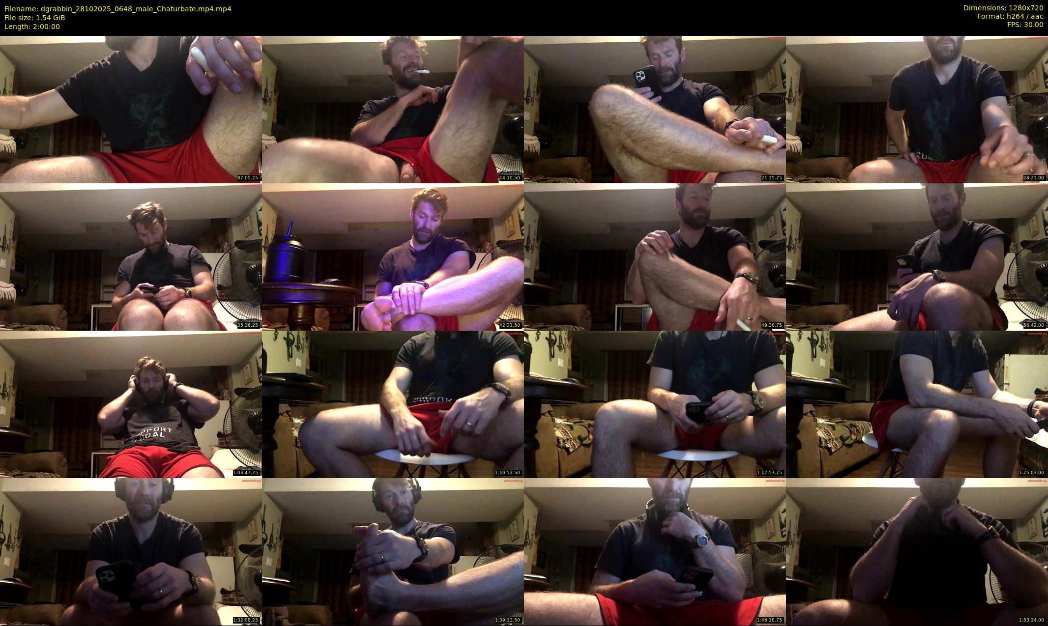 dgrabbin — 120 minute Chaturbate male cam show recording, 720p, Oct 28, 2025