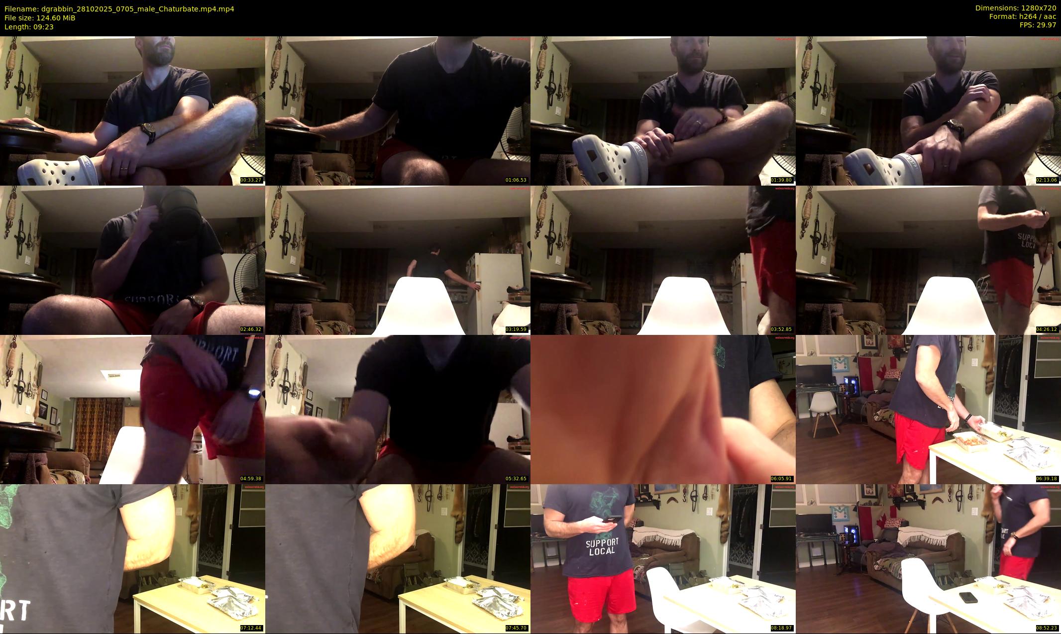 dgrabbin — 10 minute Chaturbate male cam show recording, 720p, Oct 28, 2025