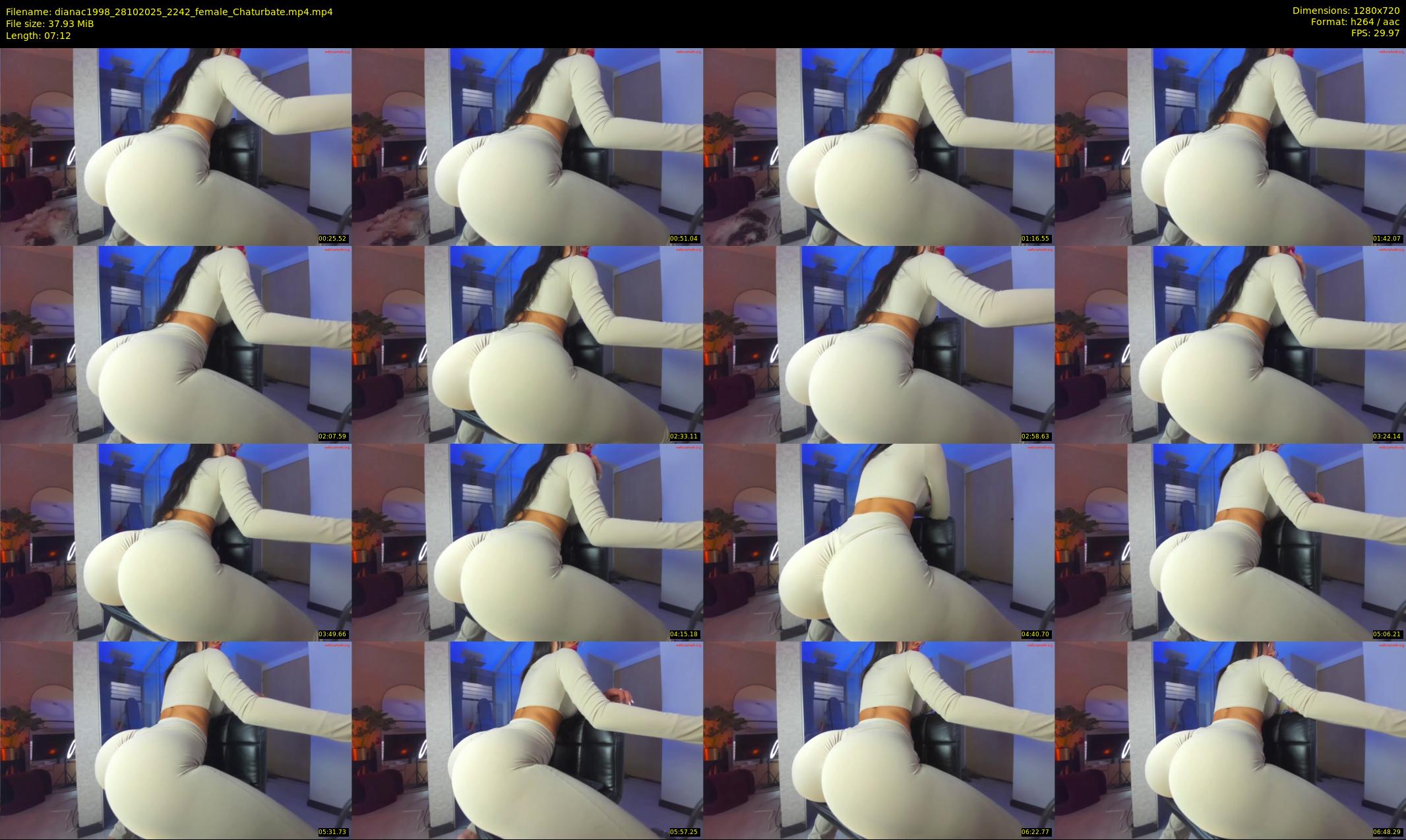 dianac1998 — 8 minute Chaturbate female cam show recording, 720p, Oct 28, 2025