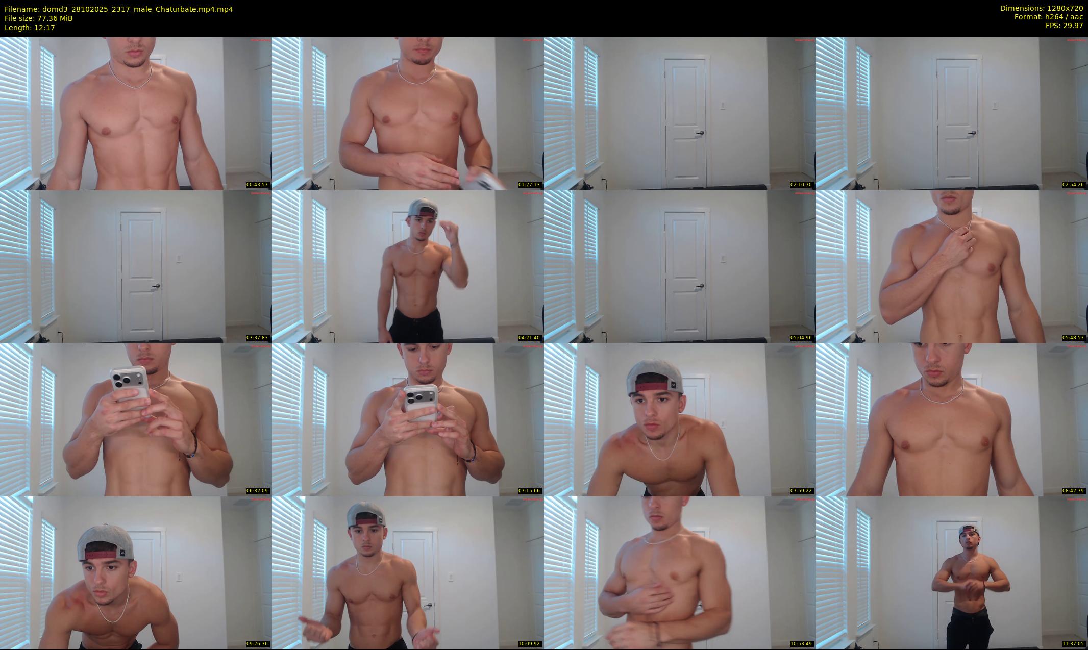 domd3 — 13 minute Chaturbate male cam show recording, 720p, Oct 28, 2025