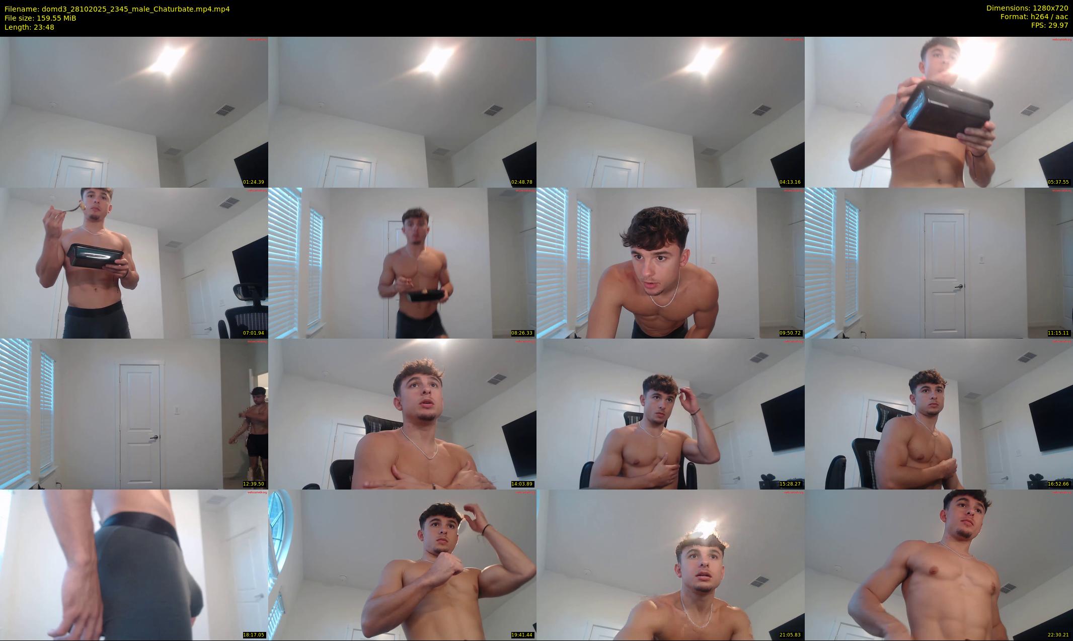 domd3 — 24 minute Chaturbate male cam show recording, 720p, Oct 28, 2025