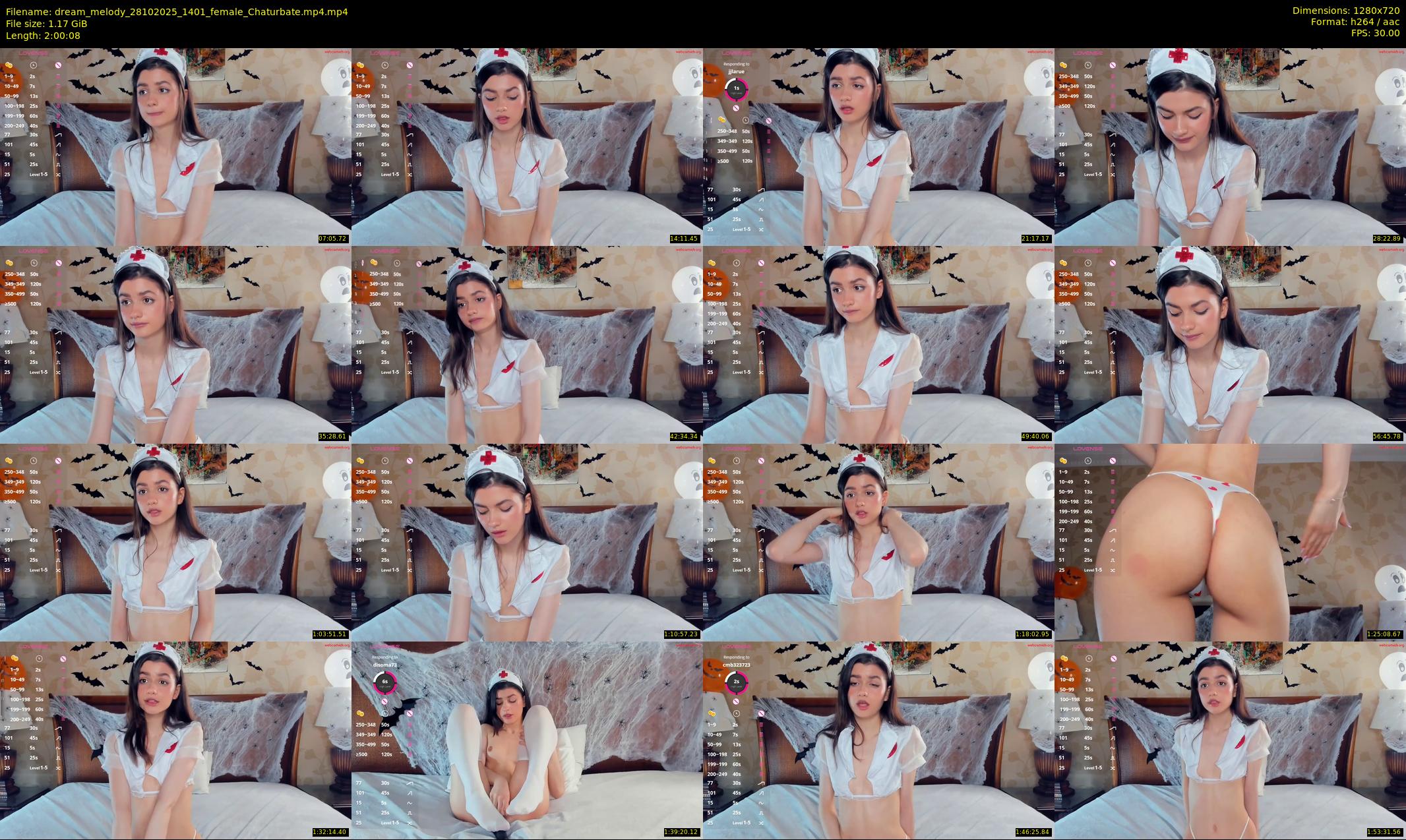 dream_melody — 121 minute Chaturbate female cam show recording, 720p, Oct 28, 2025