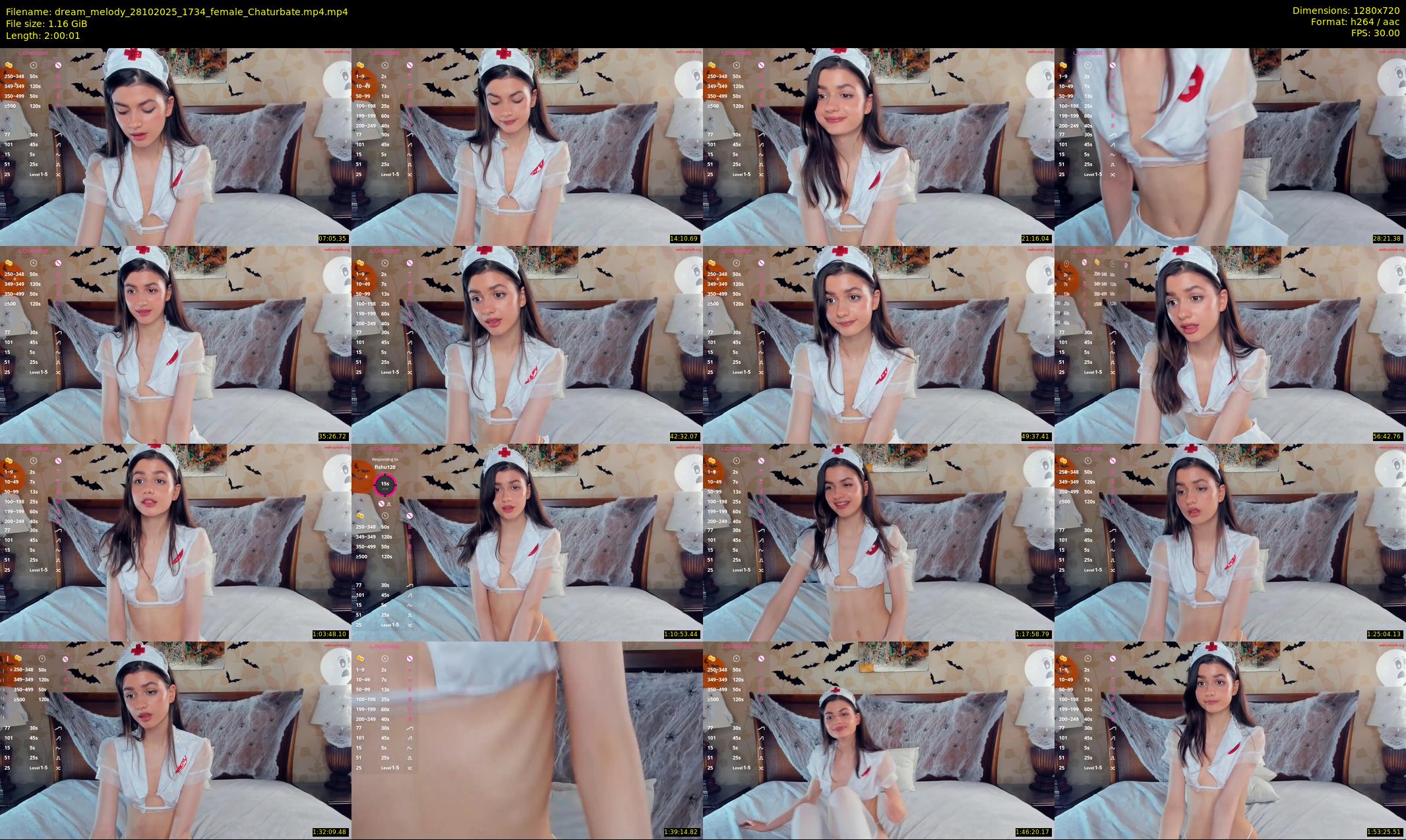 dream_melody — 121 minute Chaturbate female cam show recording, 720p, Oct 28, 2025