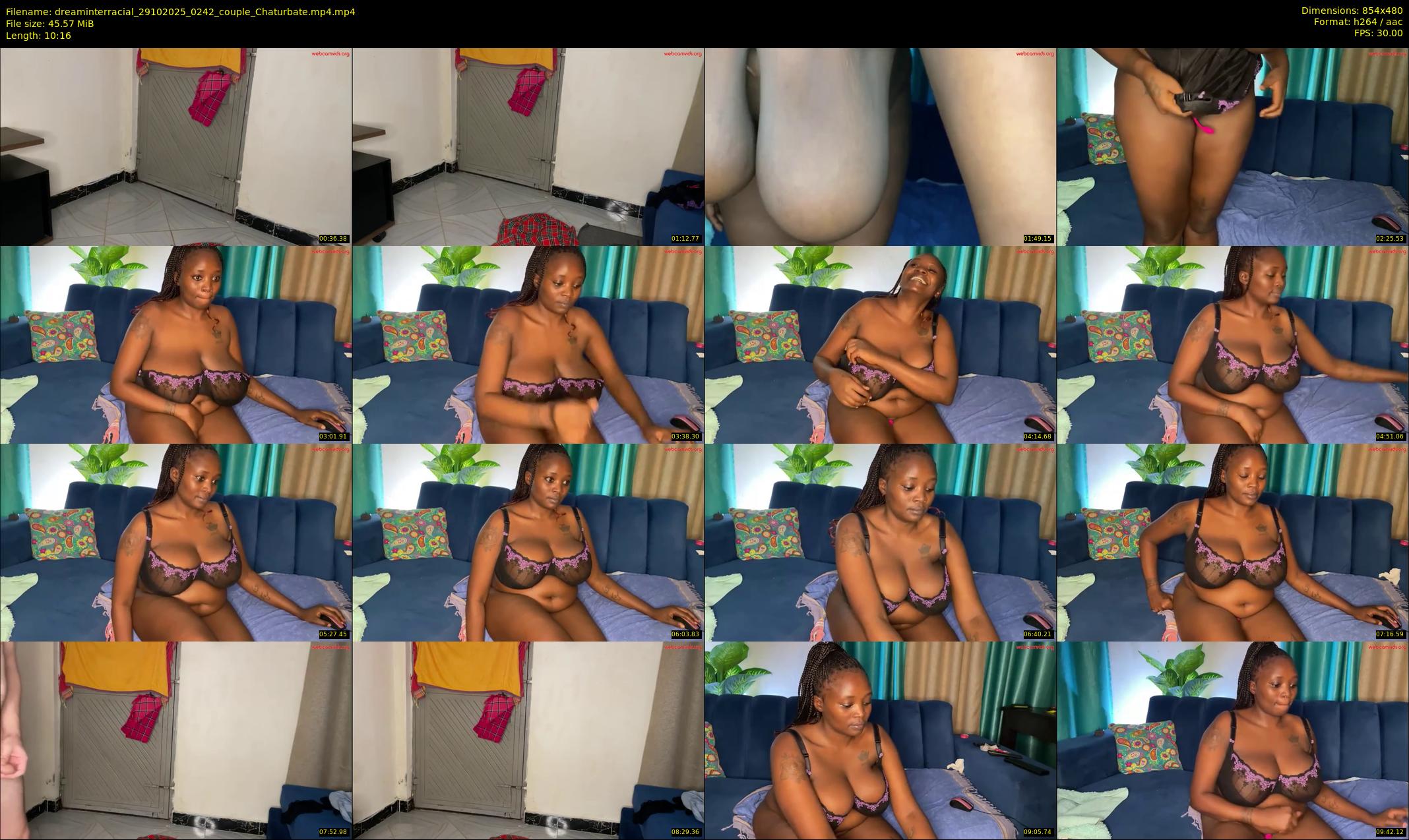 dreaminterracial — 11 minute Chaturbate couple cam show recording, 480p, Oct 29, 2025