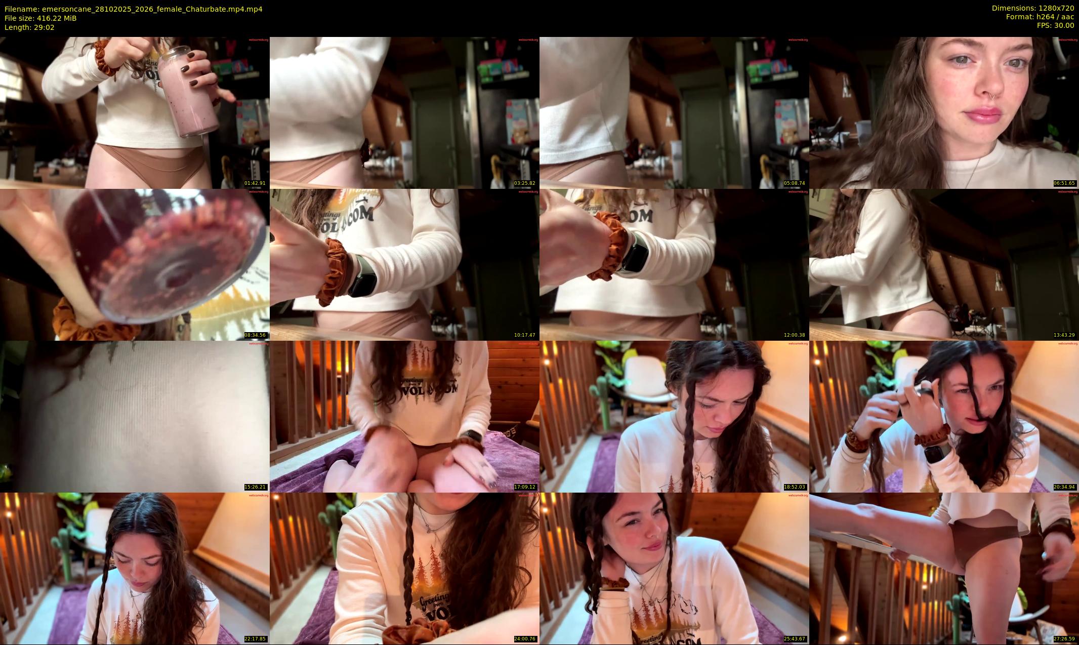 emersoncane — 30 minute Chaturbate female cam show recording, 720p, Oct 28, 2025