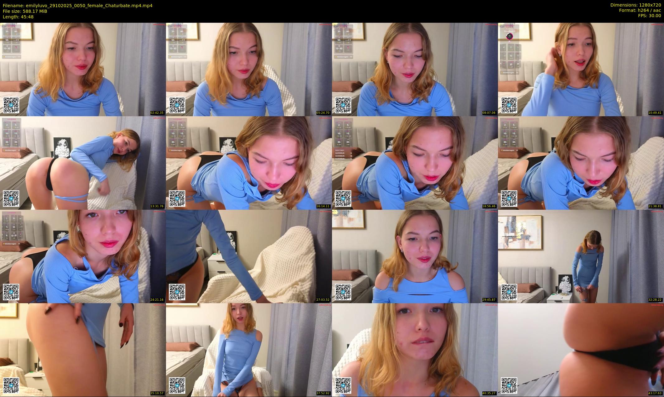 emilyluvo — 46 minute Chaturbate female cam show recording, 720p, Oct 29, 2025