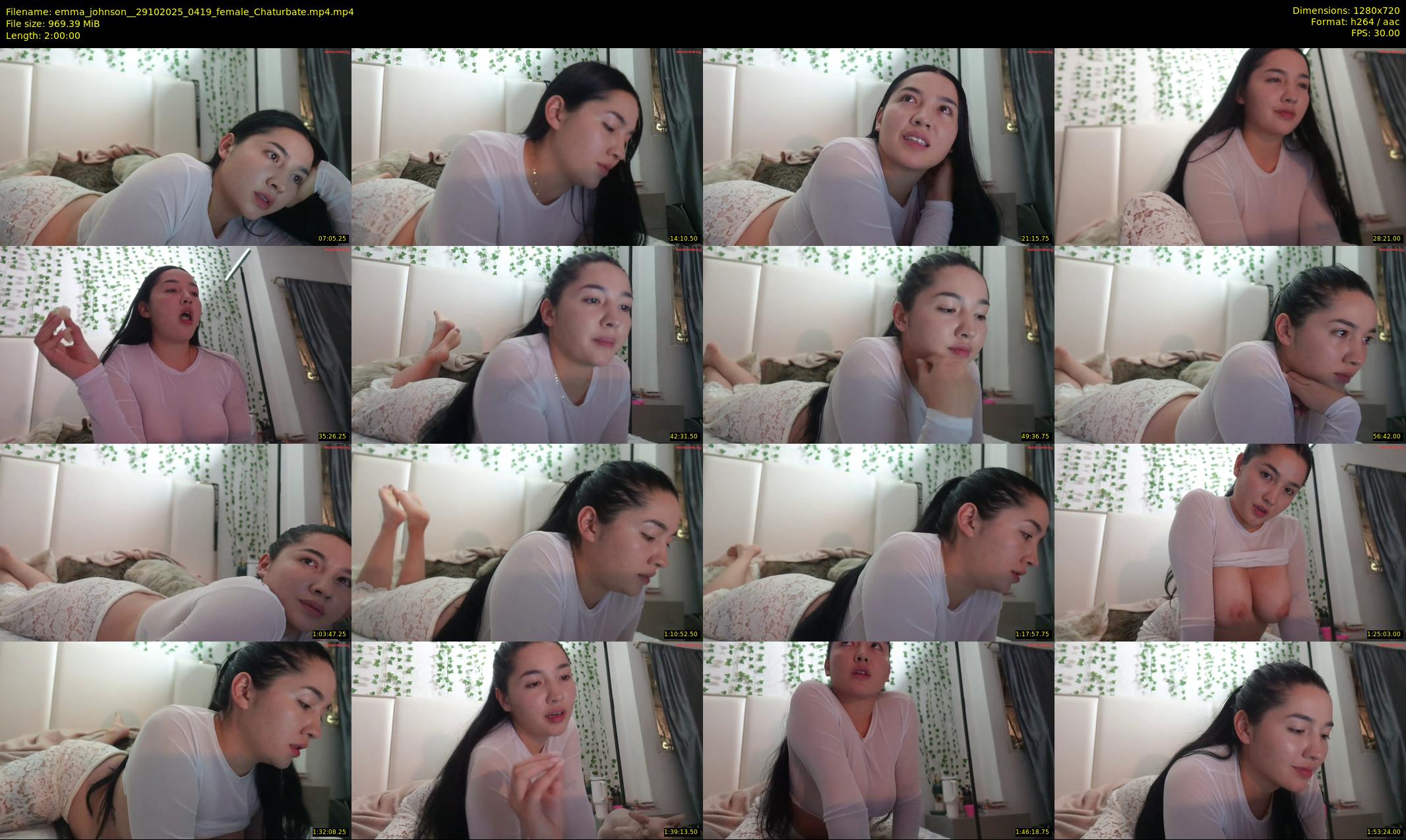 emma_johnson_ — 120 minute Chaturbate female cam show recording, 720p, Oct 29, 2025