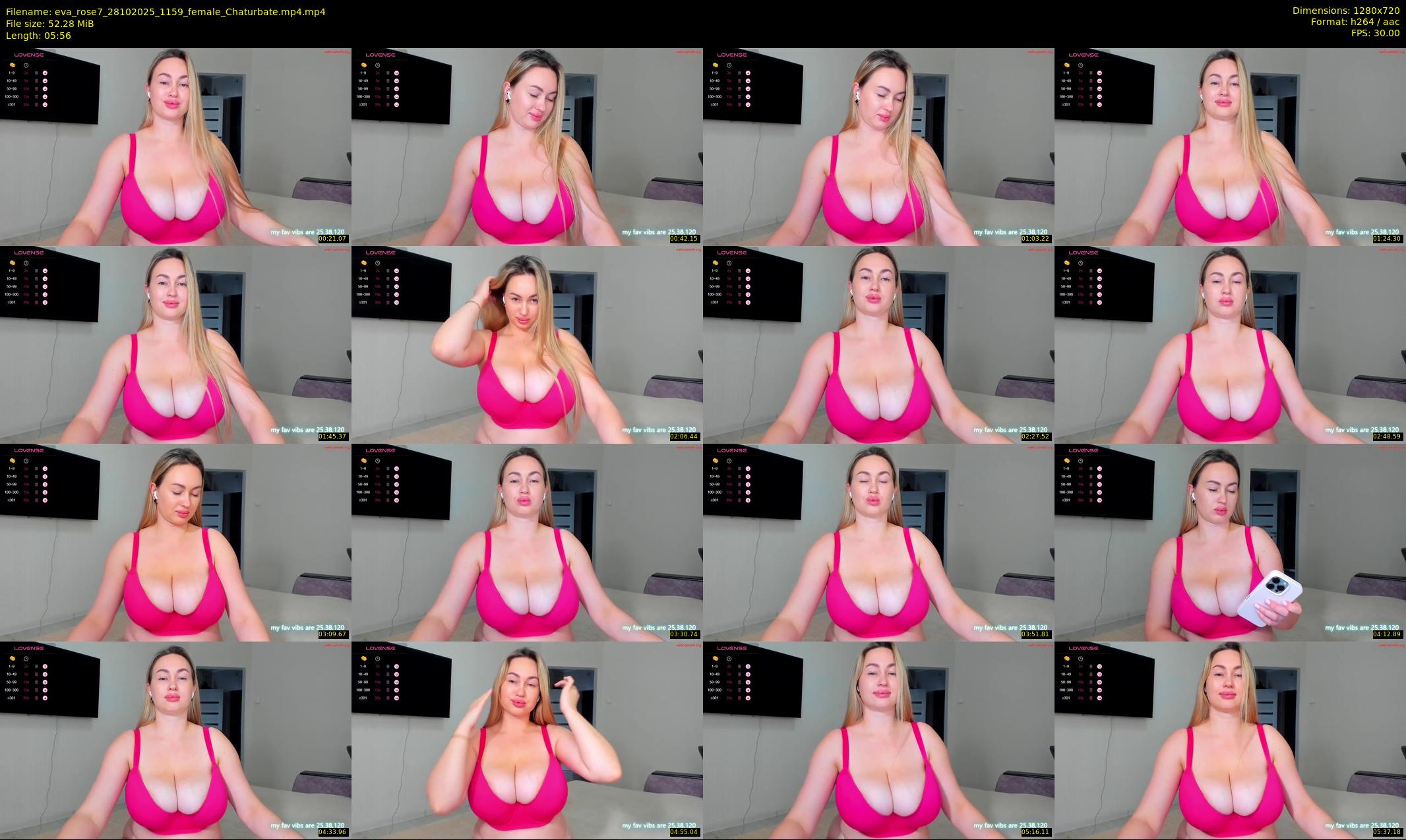 eva_rose7 — 6 minute Chaturbate female cam show recording, 720p, Oct 28, 2025