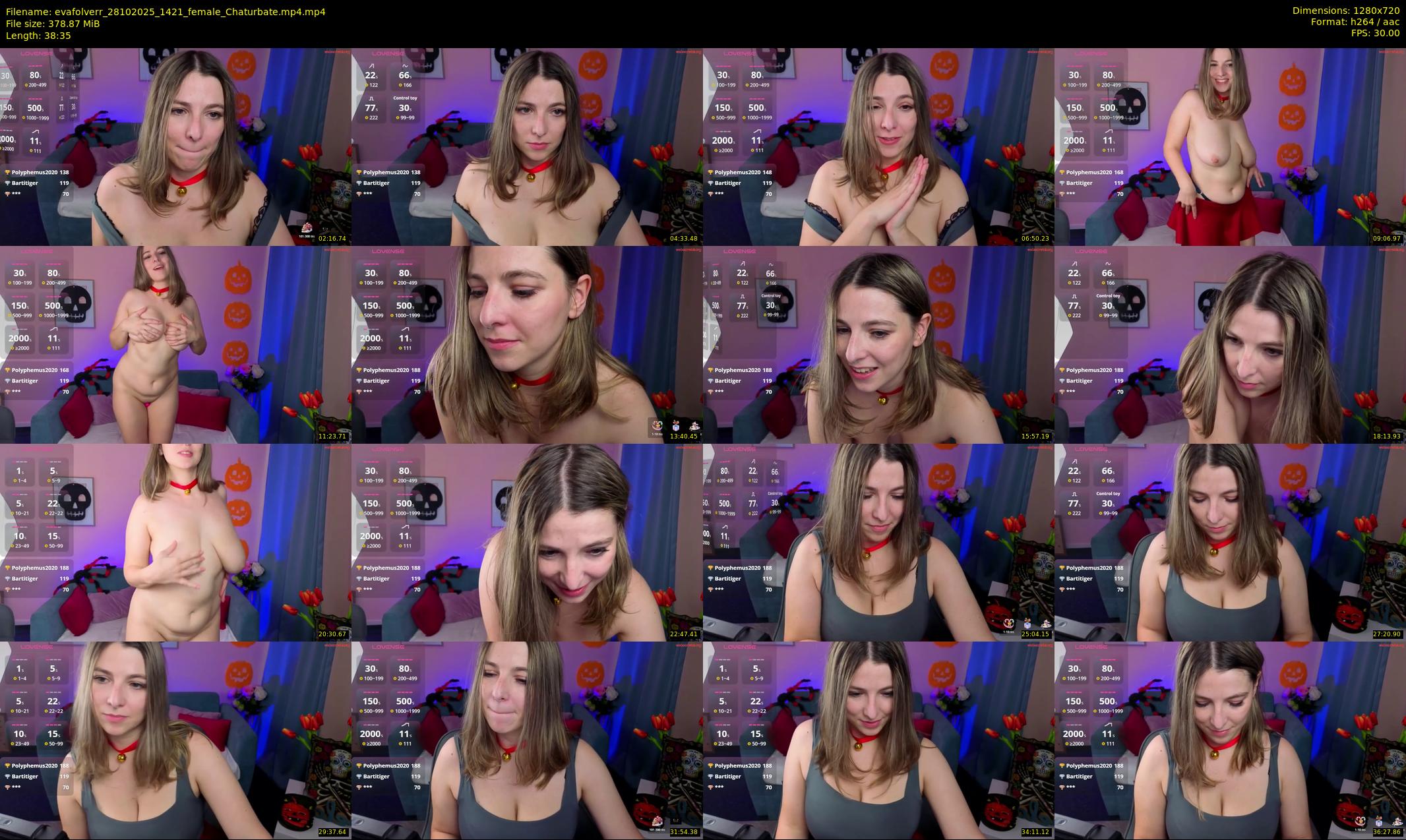 evafolverr — 39 minute Chaturbate female cam show recording, 720p, Oct 28, 2025
