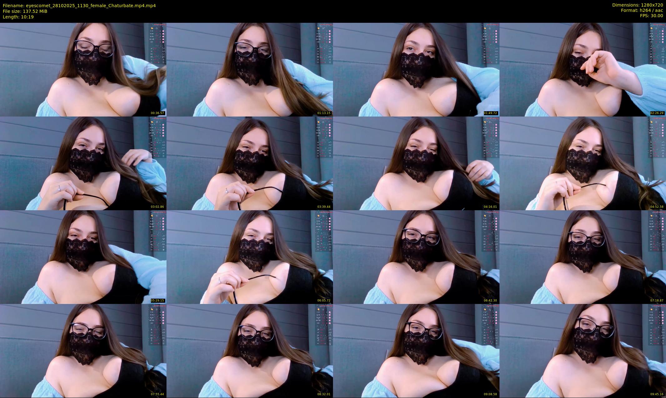 eyescomet — 11 minute Chaturbate female cam show recording, 720p, Oct 28, 2025