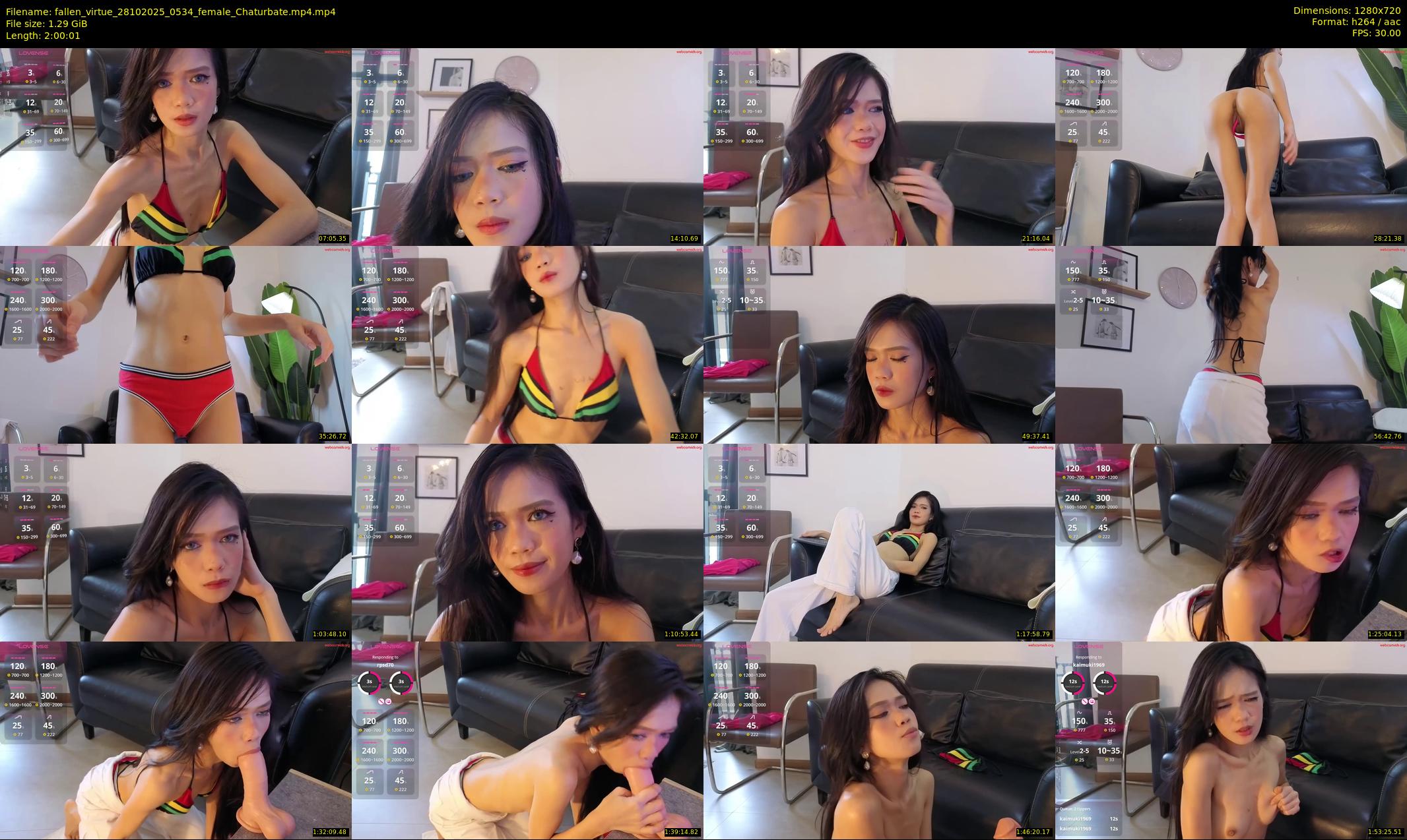fallen_virtue — 121 minute Chaturbate female cam show recording, 720p, Oct 28, 2025