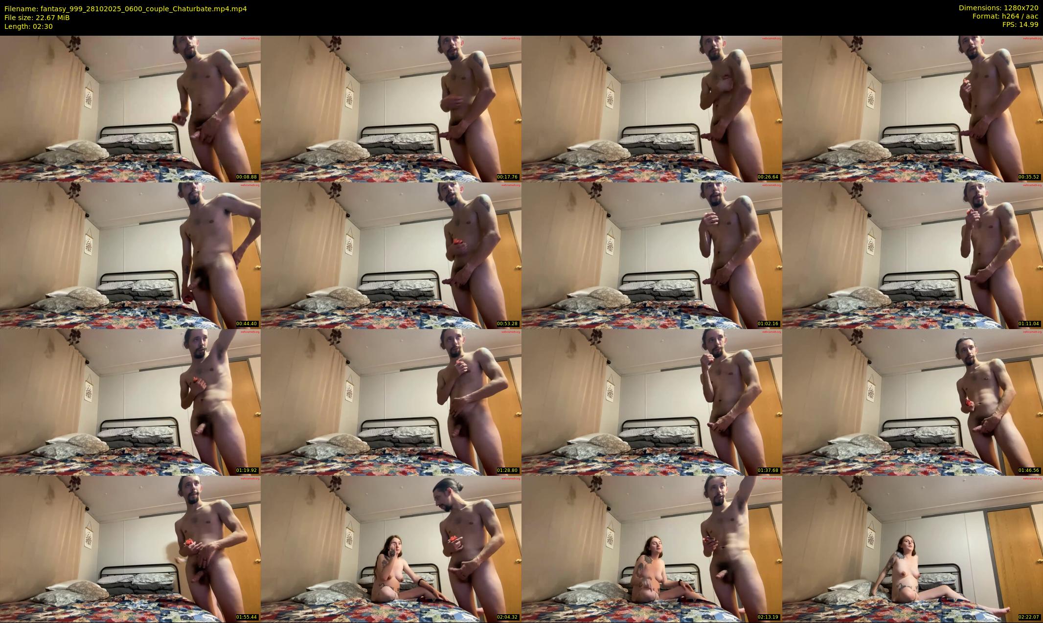 fantasy_999 — 3 minute Chaturbate couple cam show recording, 720p, Oct 28, 2025