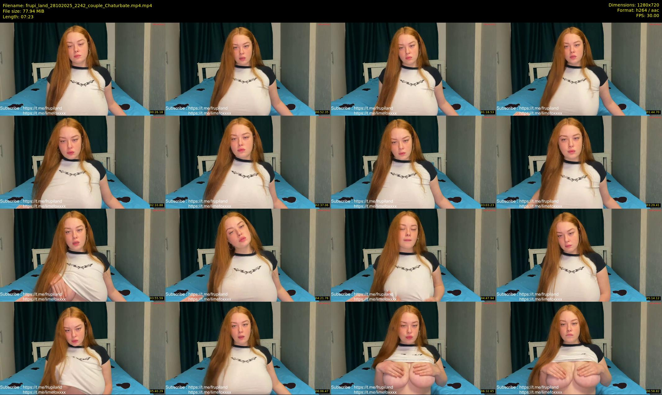 frupi_land — 8 minute Chaturbate couple cam show recording, 720p, Oct 28, 2025