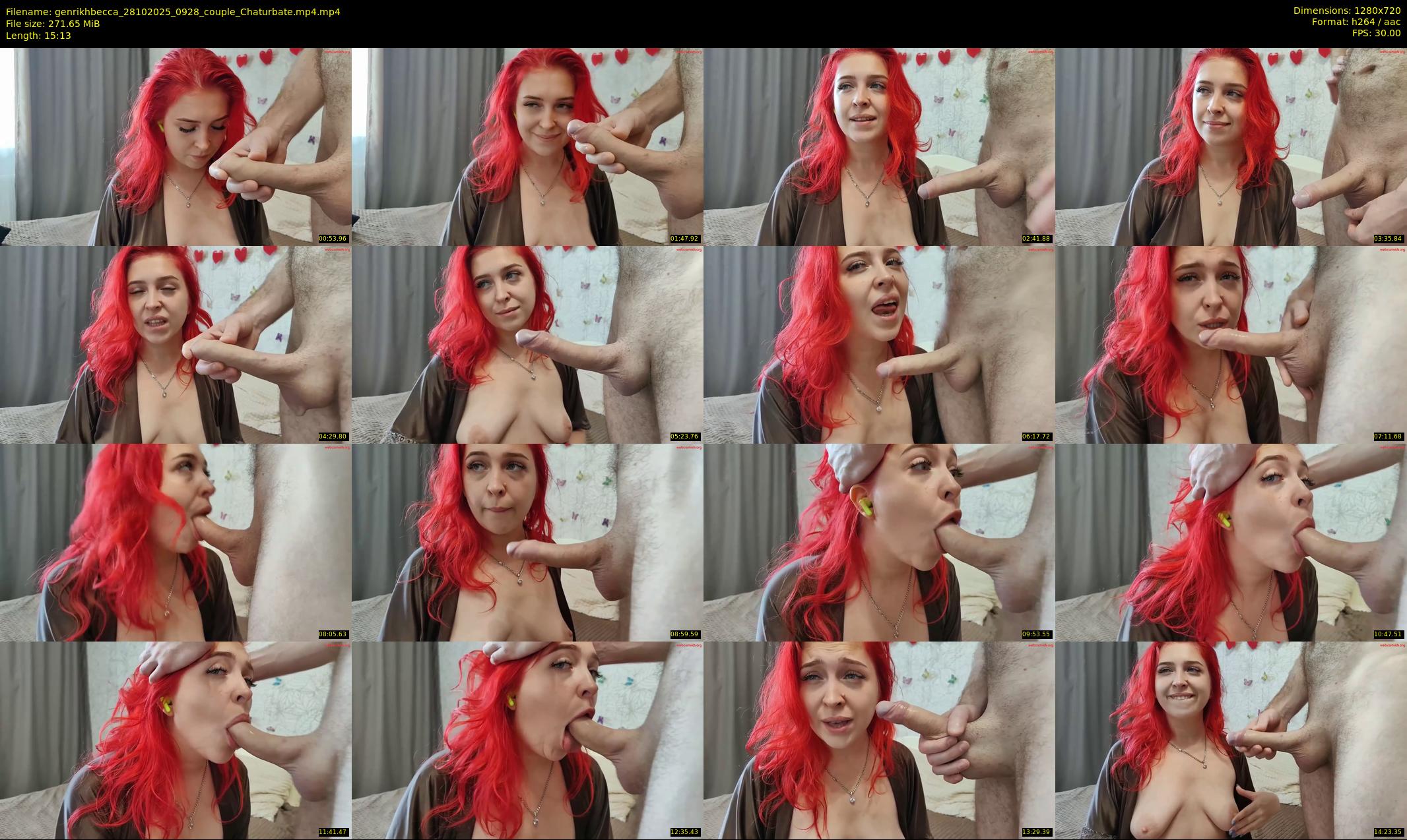 genrikhbecca — 16 minute Chaturbate couple cam show recording, 720p, Oct 28, 2025