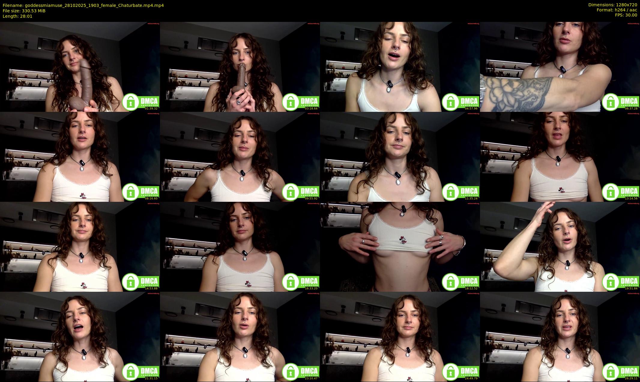 goddessmiamuse — 29 minute Chaturbate female cam show recording, 720p, Oct 28, 2025