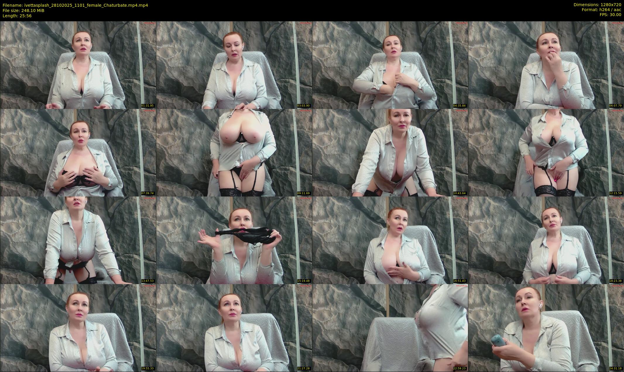 ivettasplash — 26 minute Chaturbate female cam show recording, 720p, Oct 28, 2025