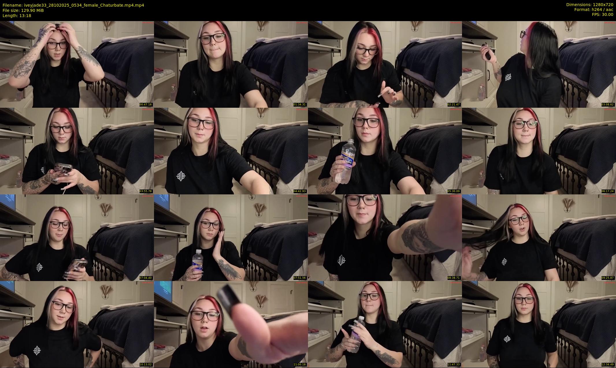 iveyjade33 — 14 minute Chaturbate female cam show recording, 720p, Oct 28, 2025