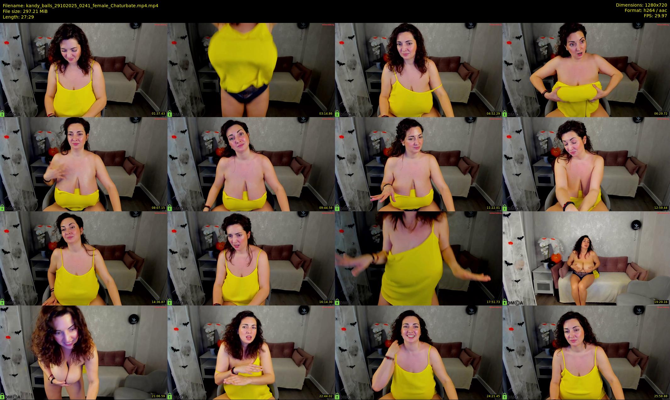 kandy_balls — 28 minute Chaturbate female cam show recording, 720p, Oct 29, 2025
