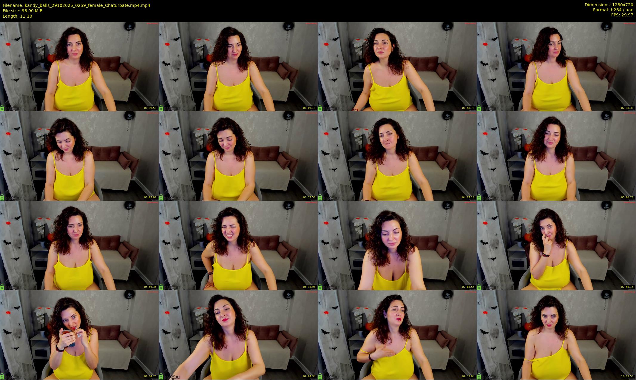 kandy_balls — 12 minute Chaturbate female cam show recording, 720p, Oct 29, 2025