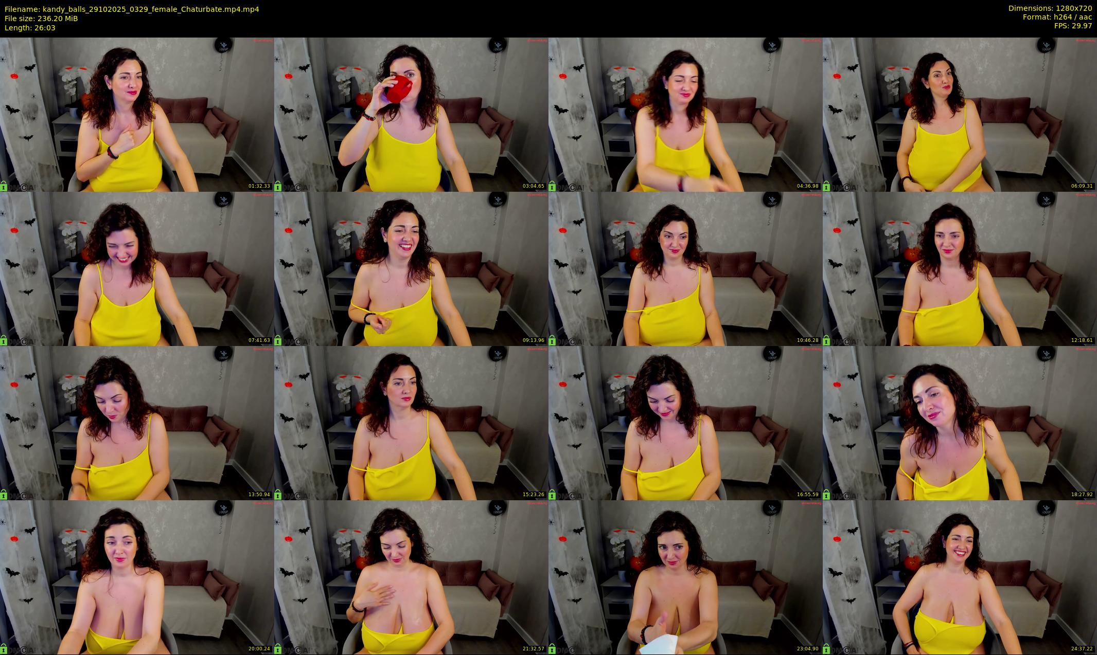 kandy_balls — 27 minute Chaturbate female cam show recording, 720p, Oct 29, 2025