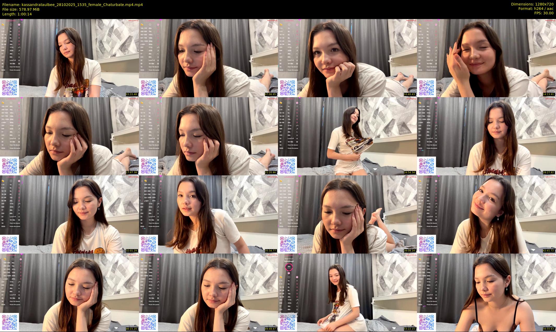 kassandrataulbee — 61 minute Chaturbate female cam show recording, 720p, Oct 28, 2025