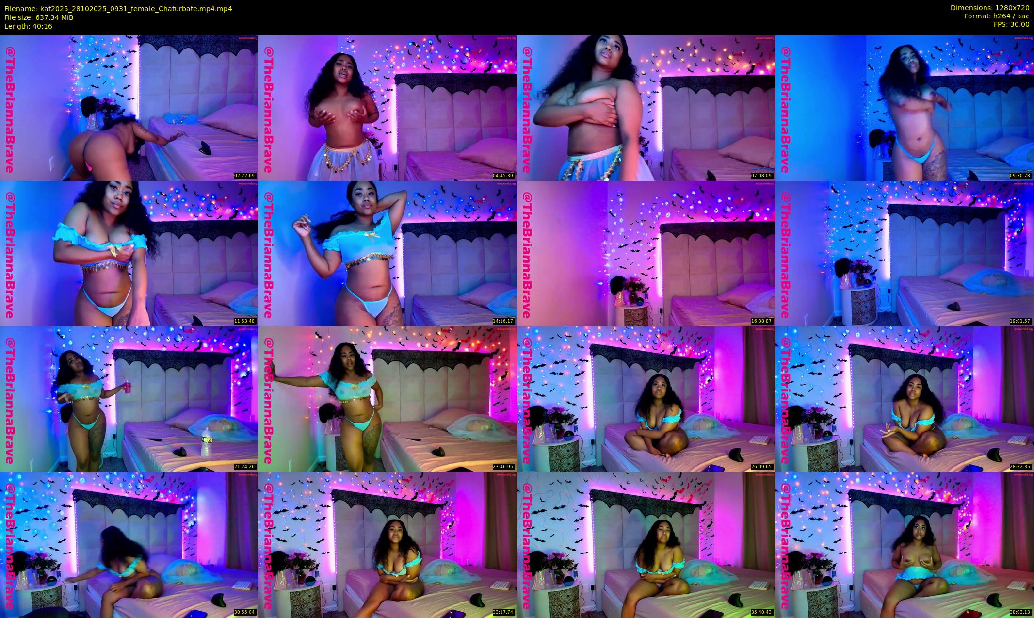 kat2025 — 41 minute Chaturbate female cam show recording, 720p, Oct 28, 2025