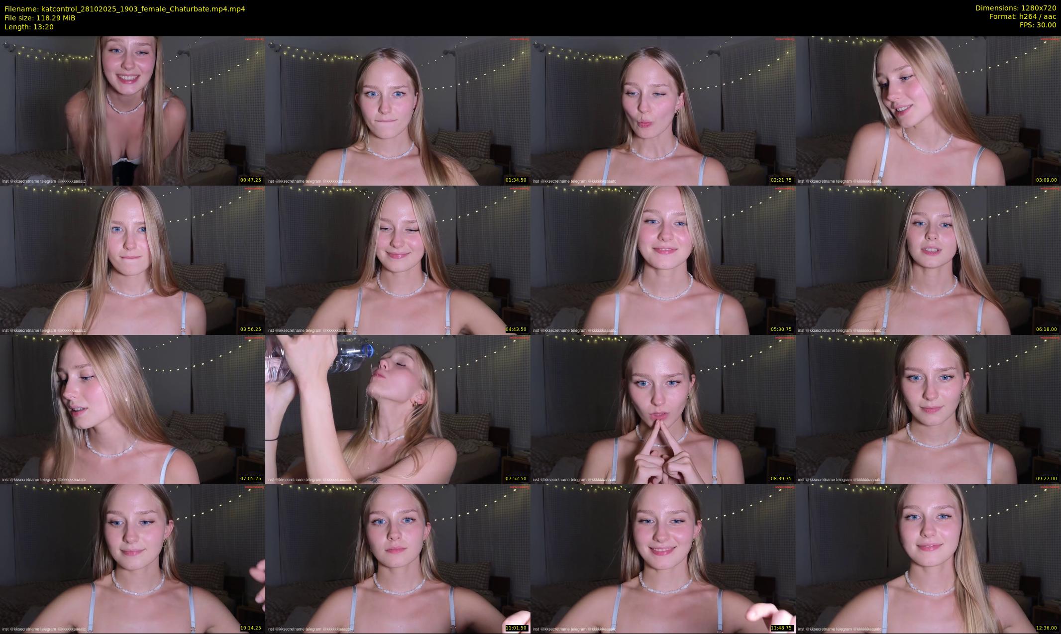 katcontrol — 14 minute Chaturbate female cam show recording, 720p, Oct 28, 2025
