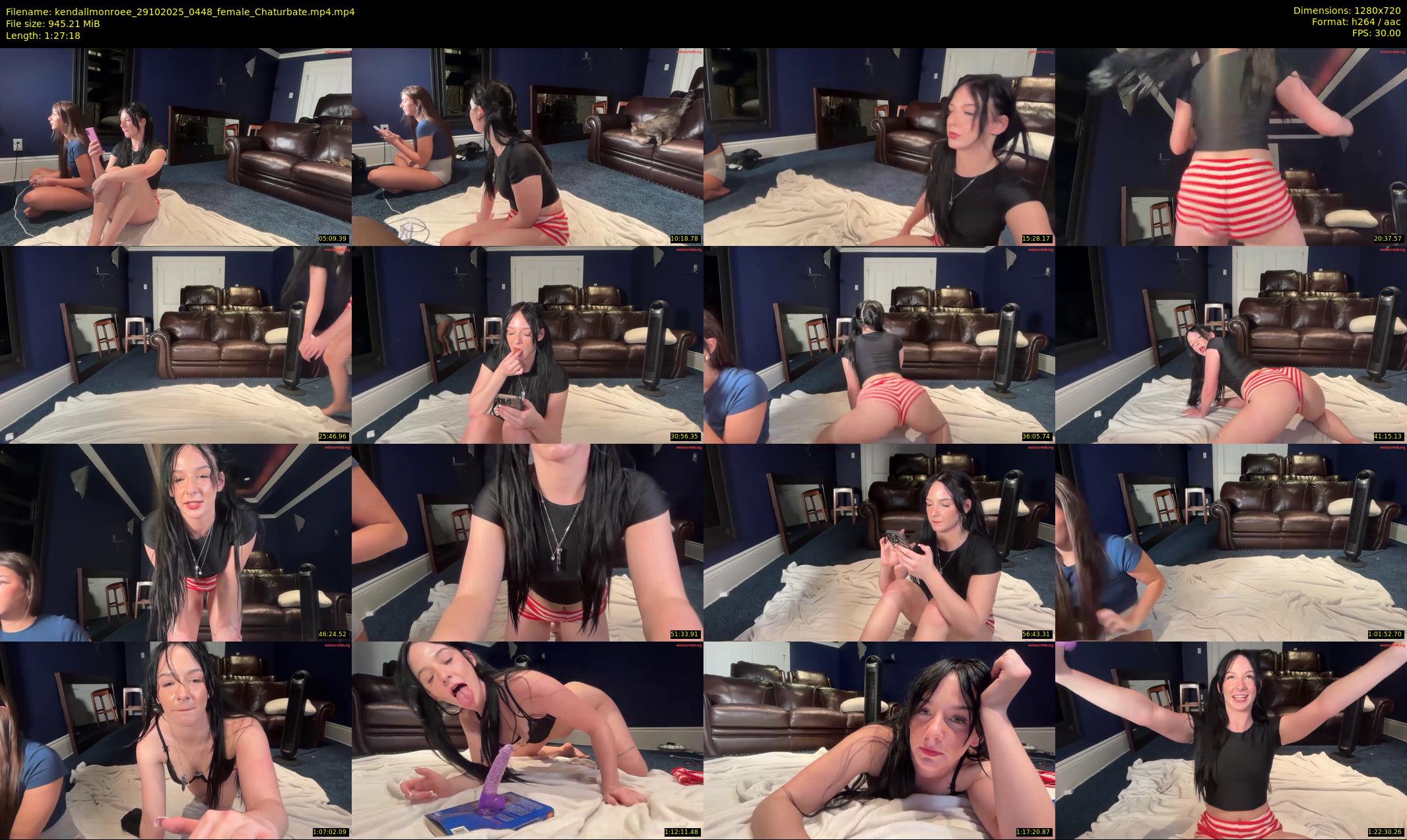 kendallmonroee — 88 minute Chaturbate female cam show recording, 720p, Oct 29, 2025