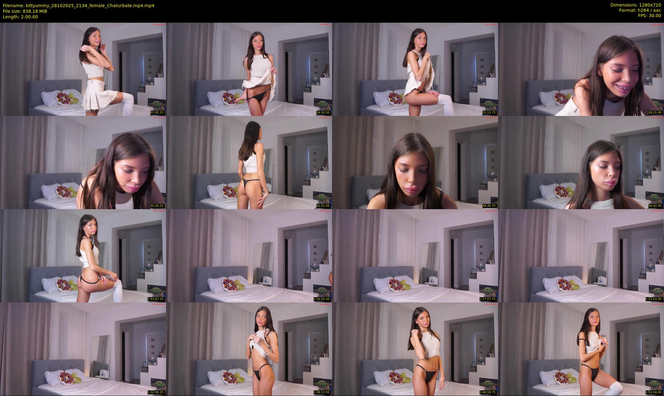 kittyummy — 120 minute Chaturbate female cam show recording, 720p, Oct 28, 2025