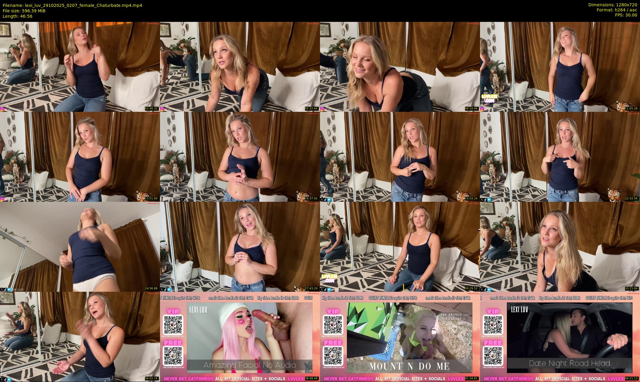 lexi_luv — 47 minute Chaturbate female cam show recording, 720p, Oct 29, 2025