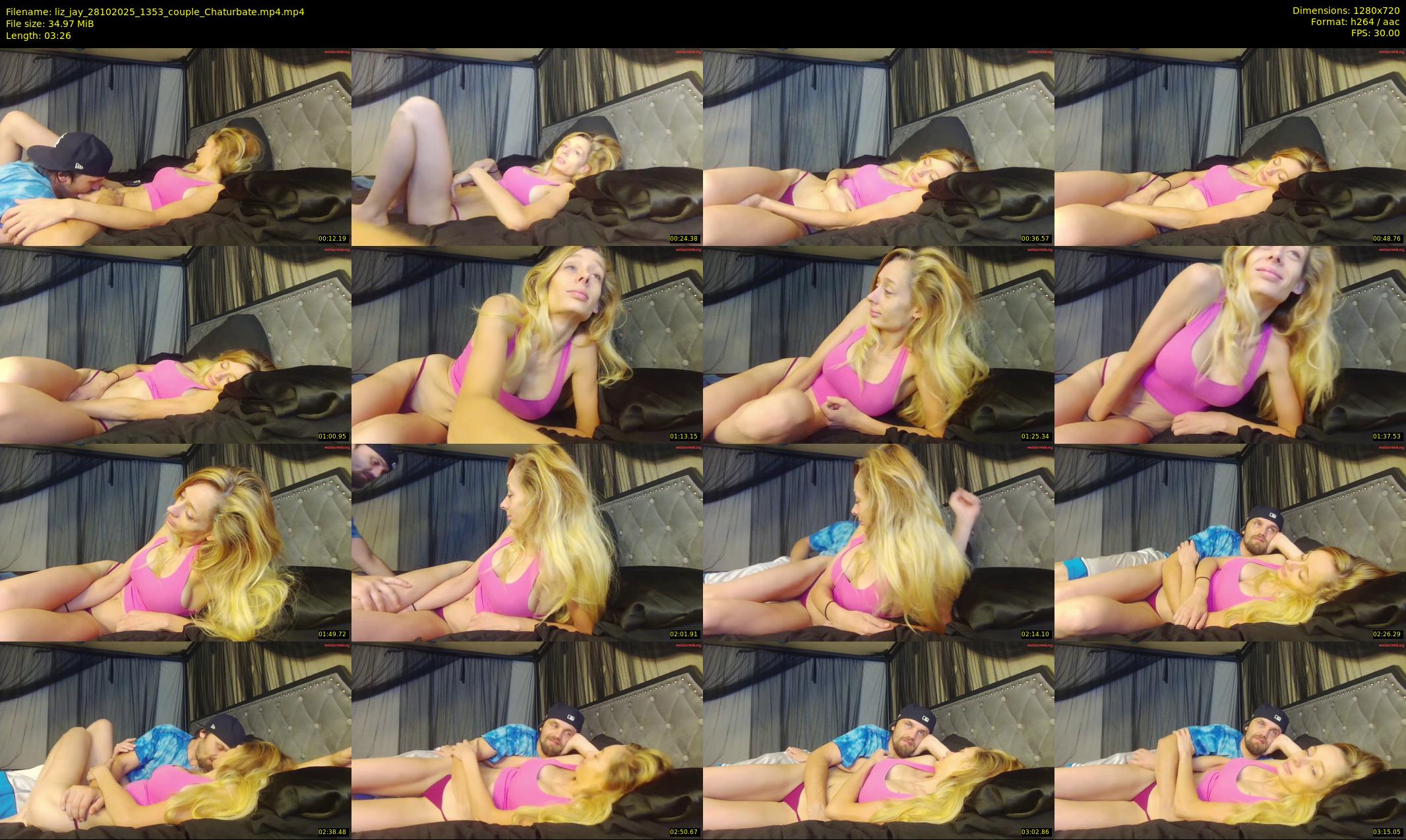 liz_jay — 4 minute Chaturbate couple cam show recording, 720p, Oct 28, 2025