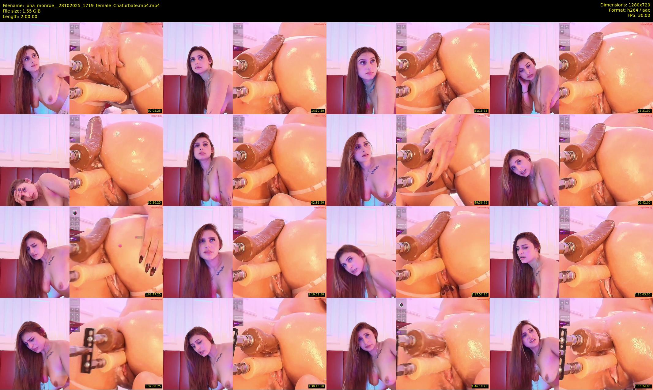 luna_monroe_ — 120 minute Chaturbate female cam show recording, 720p, Oct 28, 2025