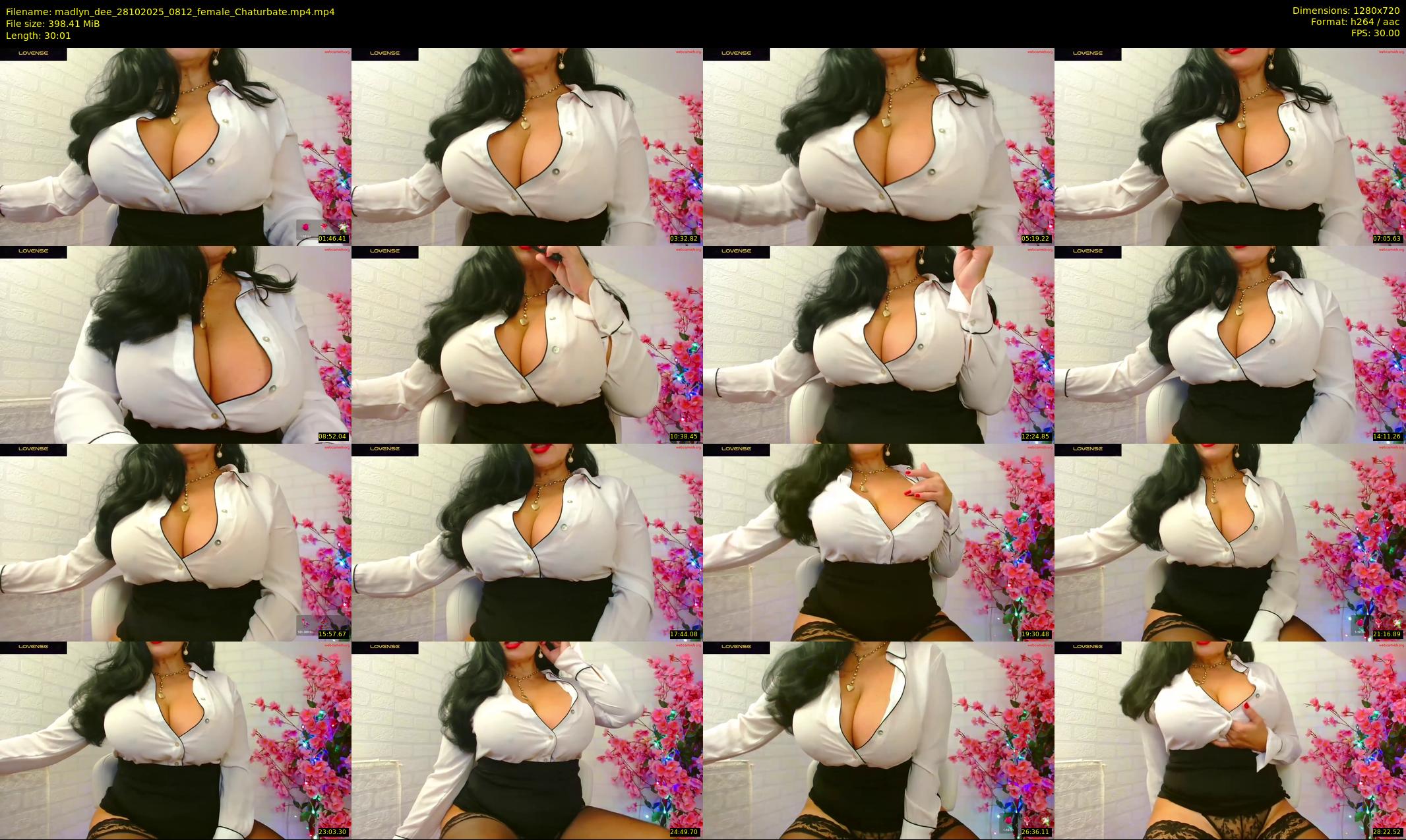 madlyn_dee — 31 minute Chaturbate female cam show recording, 720p, Oct 28, 2025