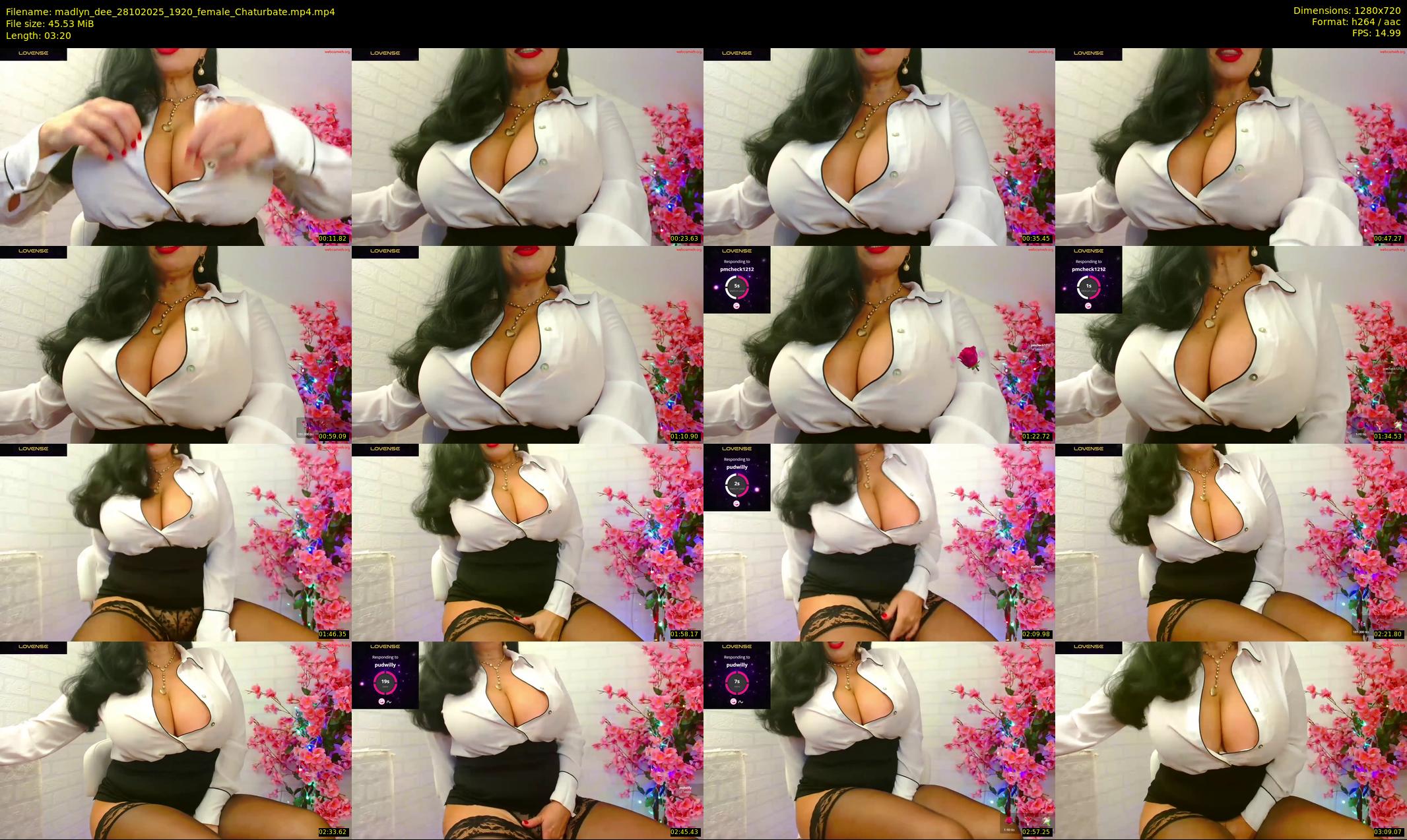 madlyn_dee — 4 minute Chaturbate female cam show recording, 720p, Oct 28, 2025