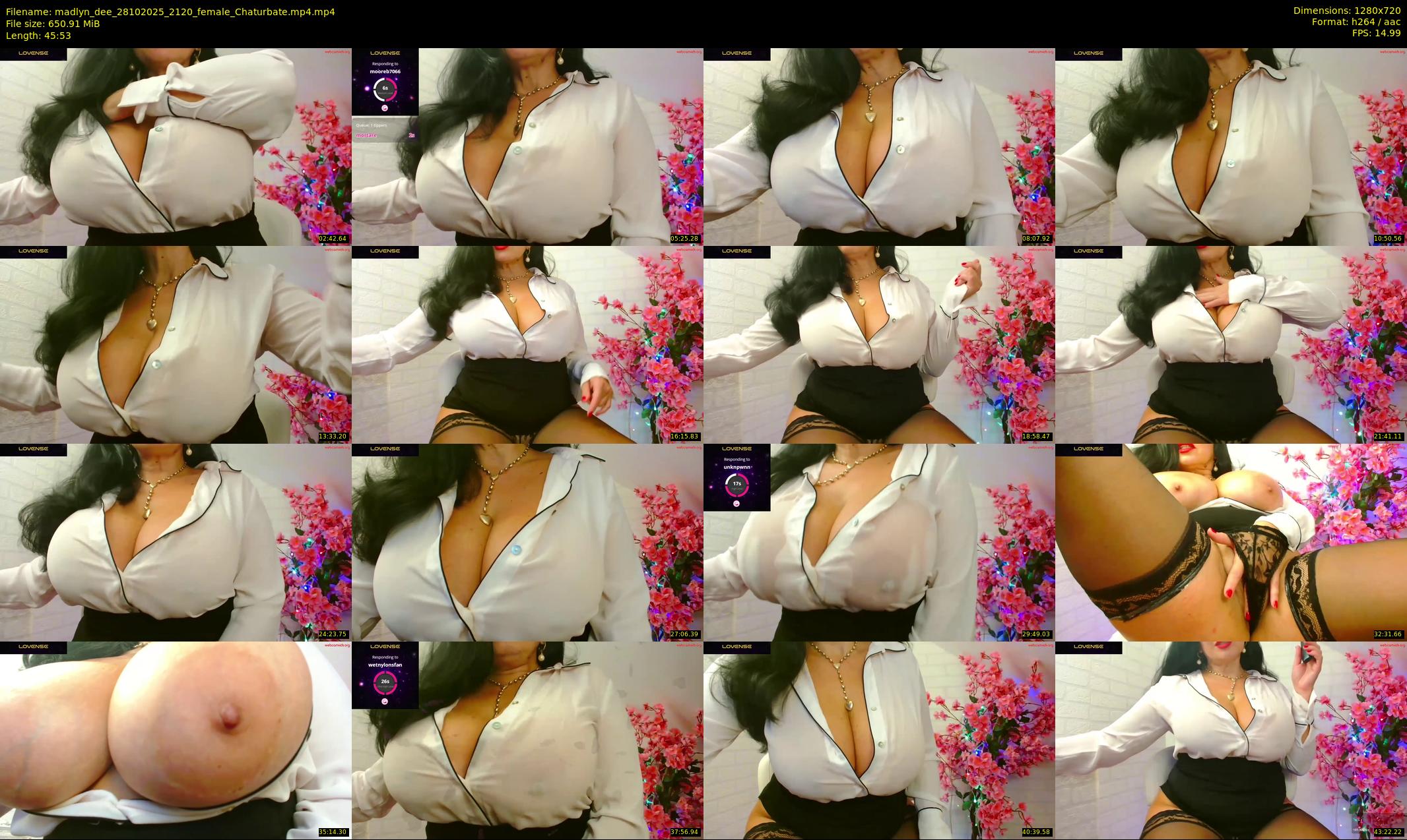 madlyn_dee — 46 minute Chaturbate female cam show recording, 720p, Oct 28, 2025