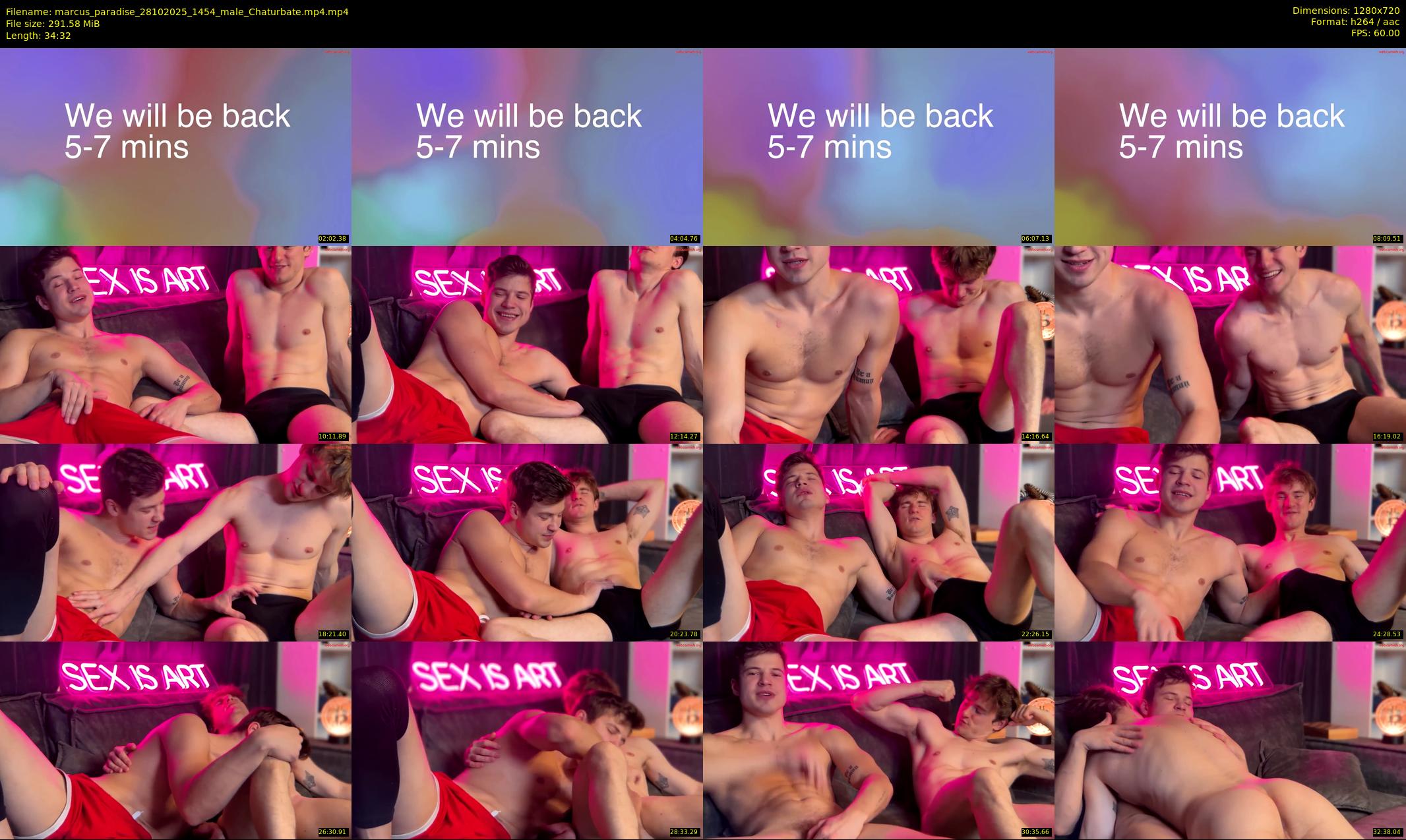 marcus_paradise — 35 minute Chaturbate male cam show recording, 720p, Oct 28, 2025