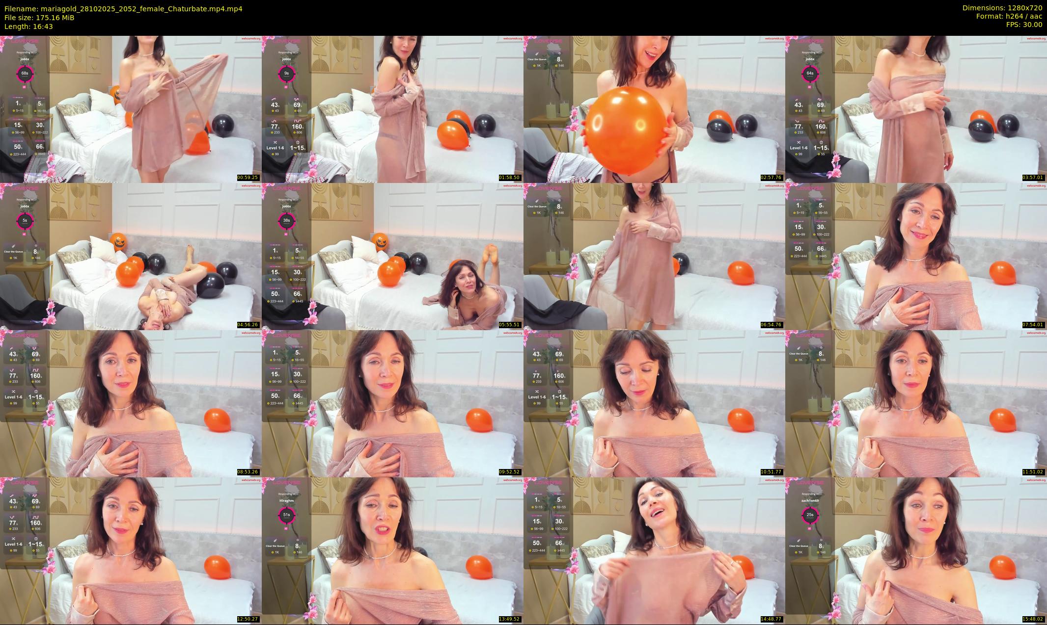 mariagold — 17 minute Chaturbate female cam show recording, 720p, Oct 28, 2025