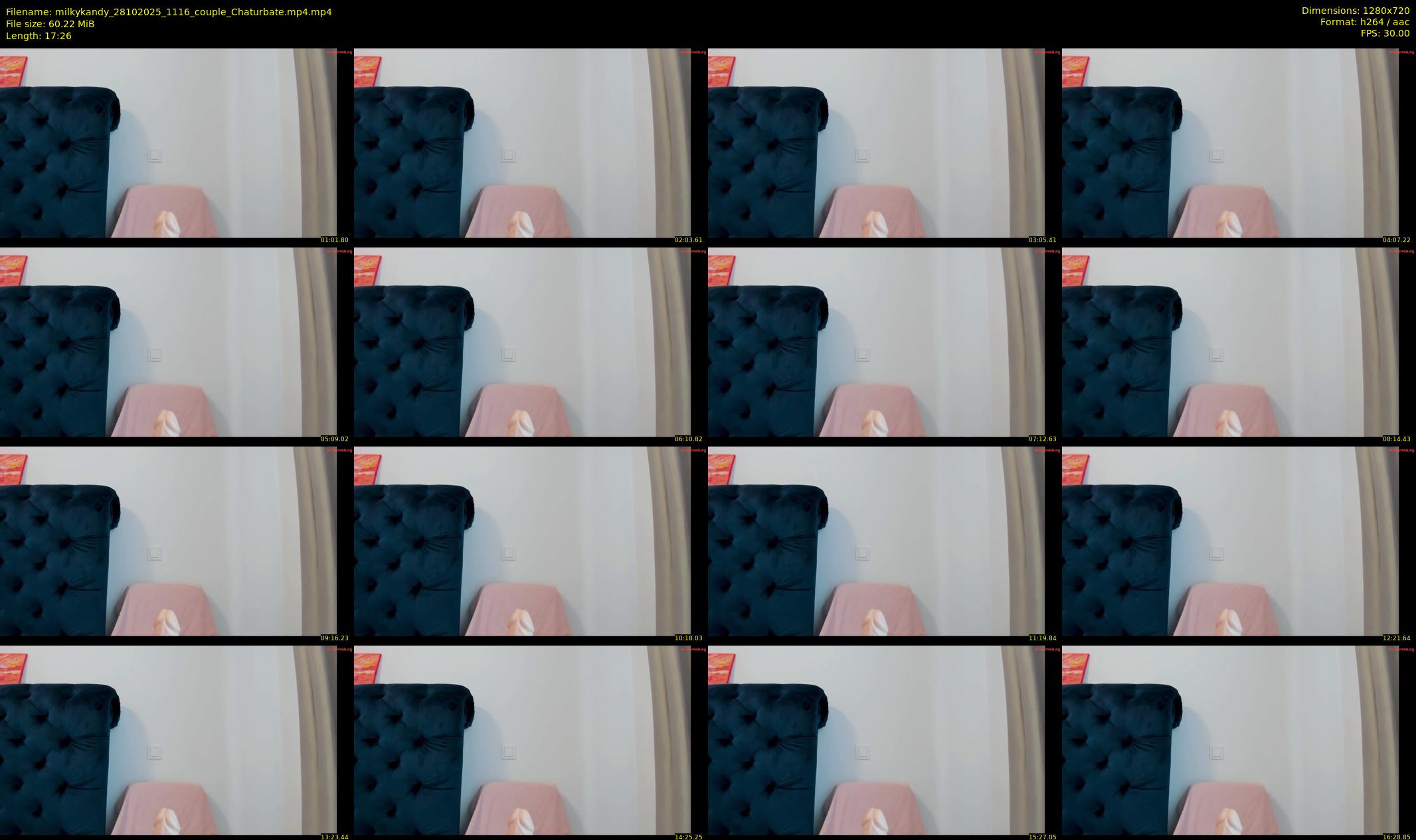 milkykandy — 18 minute Chaturbate female cam show recording, 720p, Oct 28, 2025