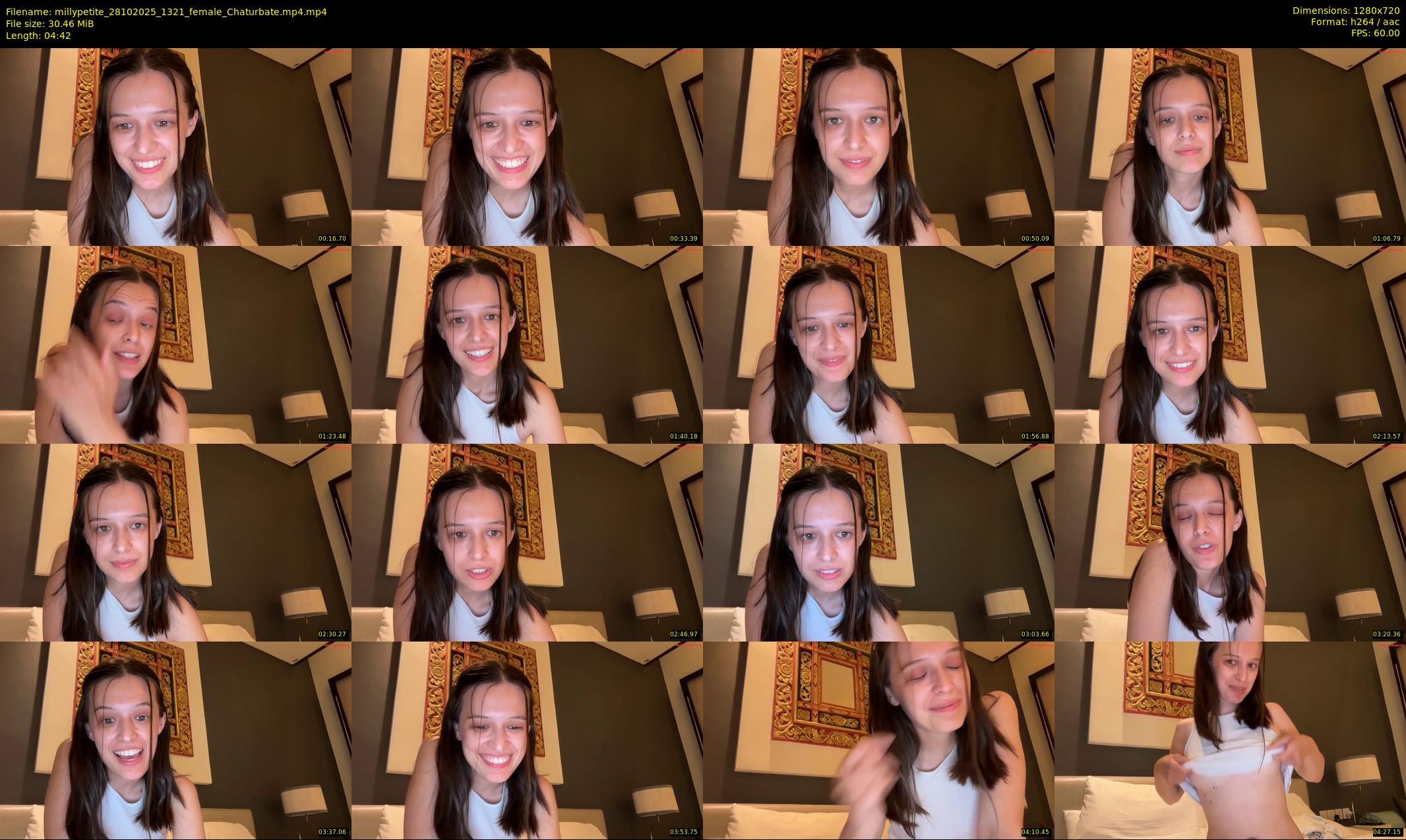 millypetite — 5 minute Chaturbate female cam show recording, 720p, Oct 28, 2025