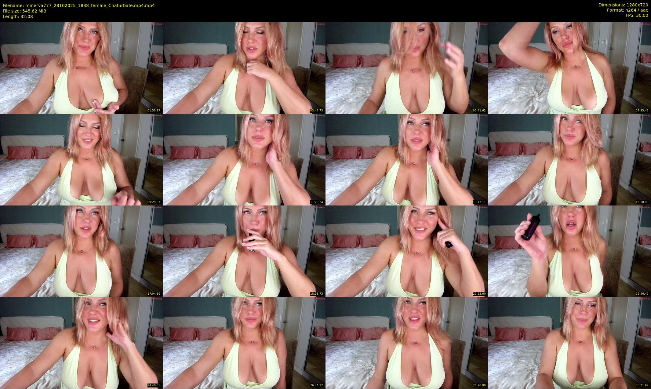 minerva777 — 33 minute Chaturbate female cam show recording, 720p, Oct 28, 2025