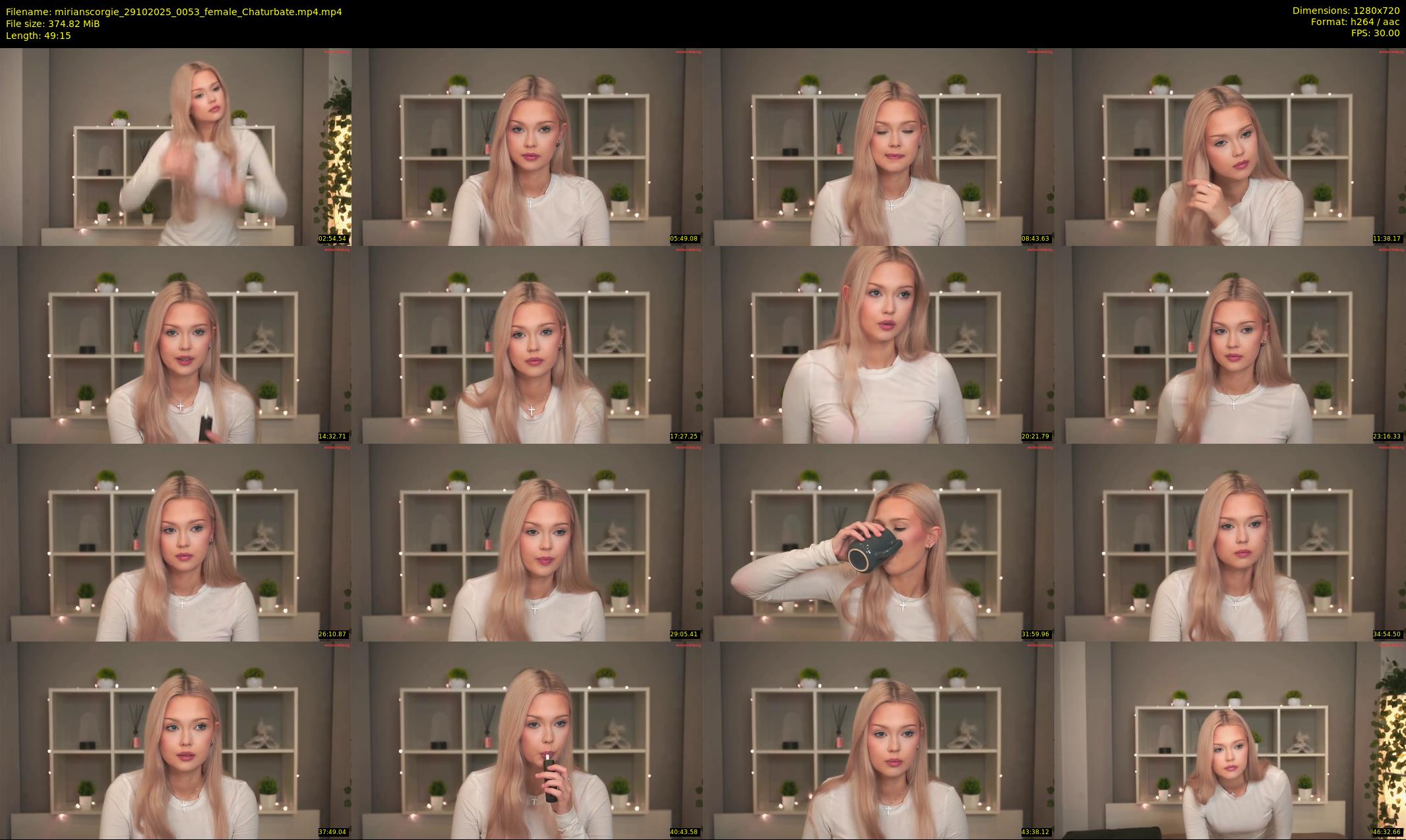 mirianscorgie — 50 minute Chaturbate female cam show recording, 720p, Oct 29, 2025