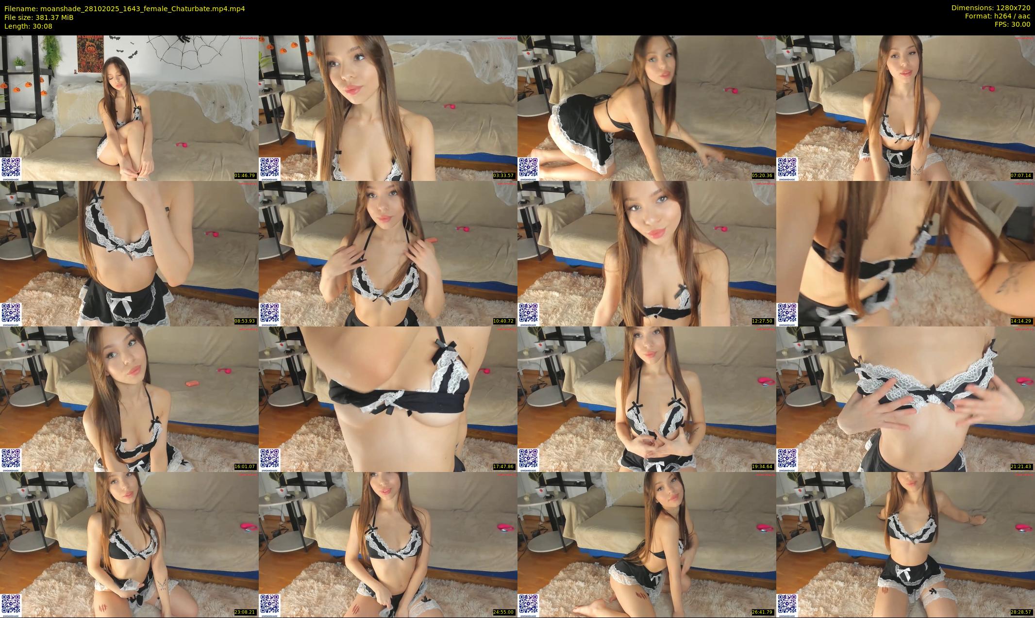 moanshade — 31 minute Chaturbate female cam show recording, 720p, Oct 28, 2025