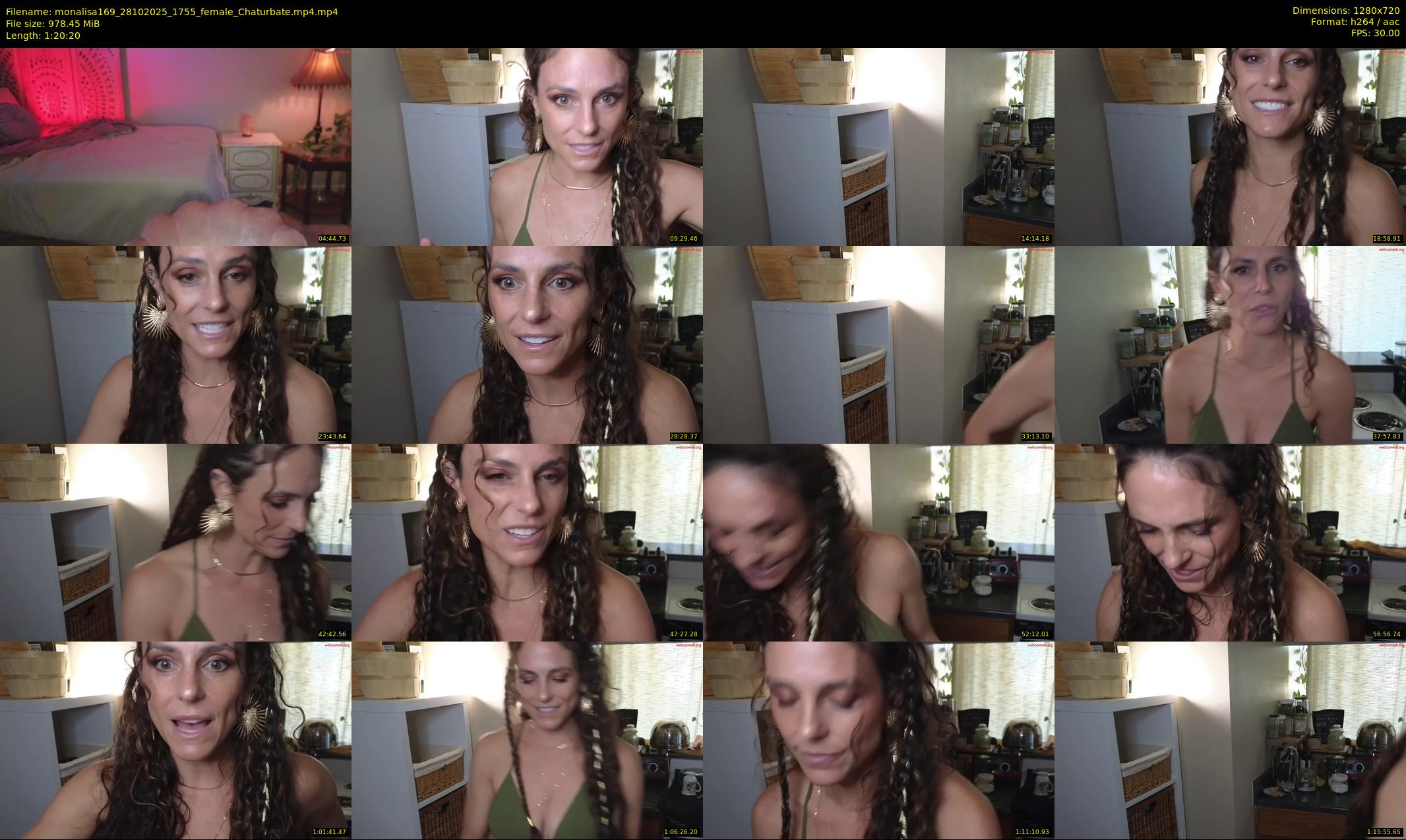 monalisa169 — 81 minute Chaturbate female cam show recording, 720p, Oct 28, 2025
