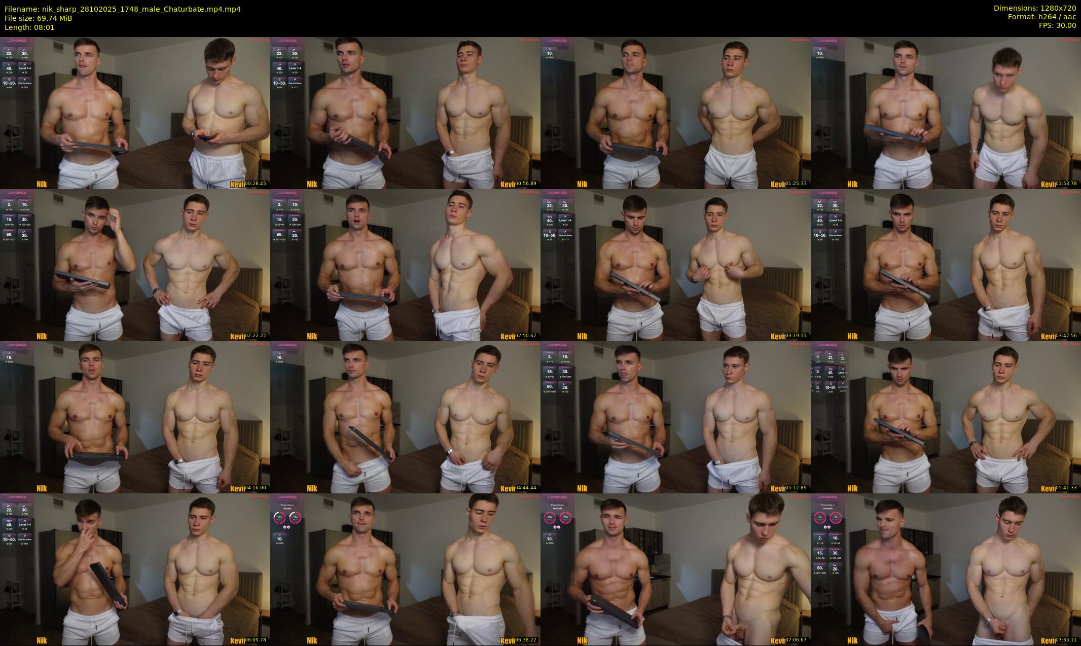 nik_sharp — 9 minute Chaturbate male cam show recording, 720p, Oct 28, 2025