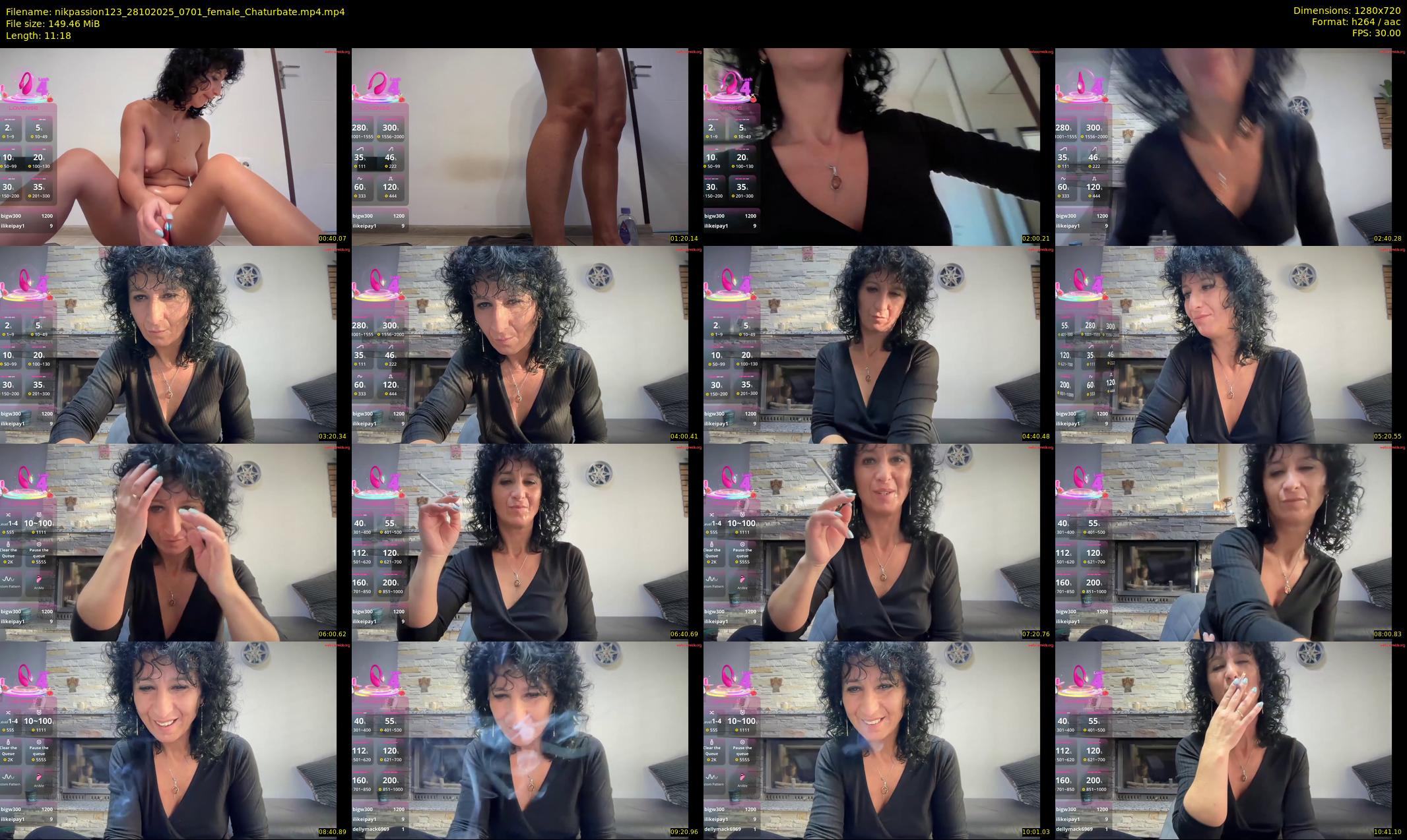 nikpassion123 — 12 minute Chaturbate couple cam show recording, 720p, Oct 28, 2025